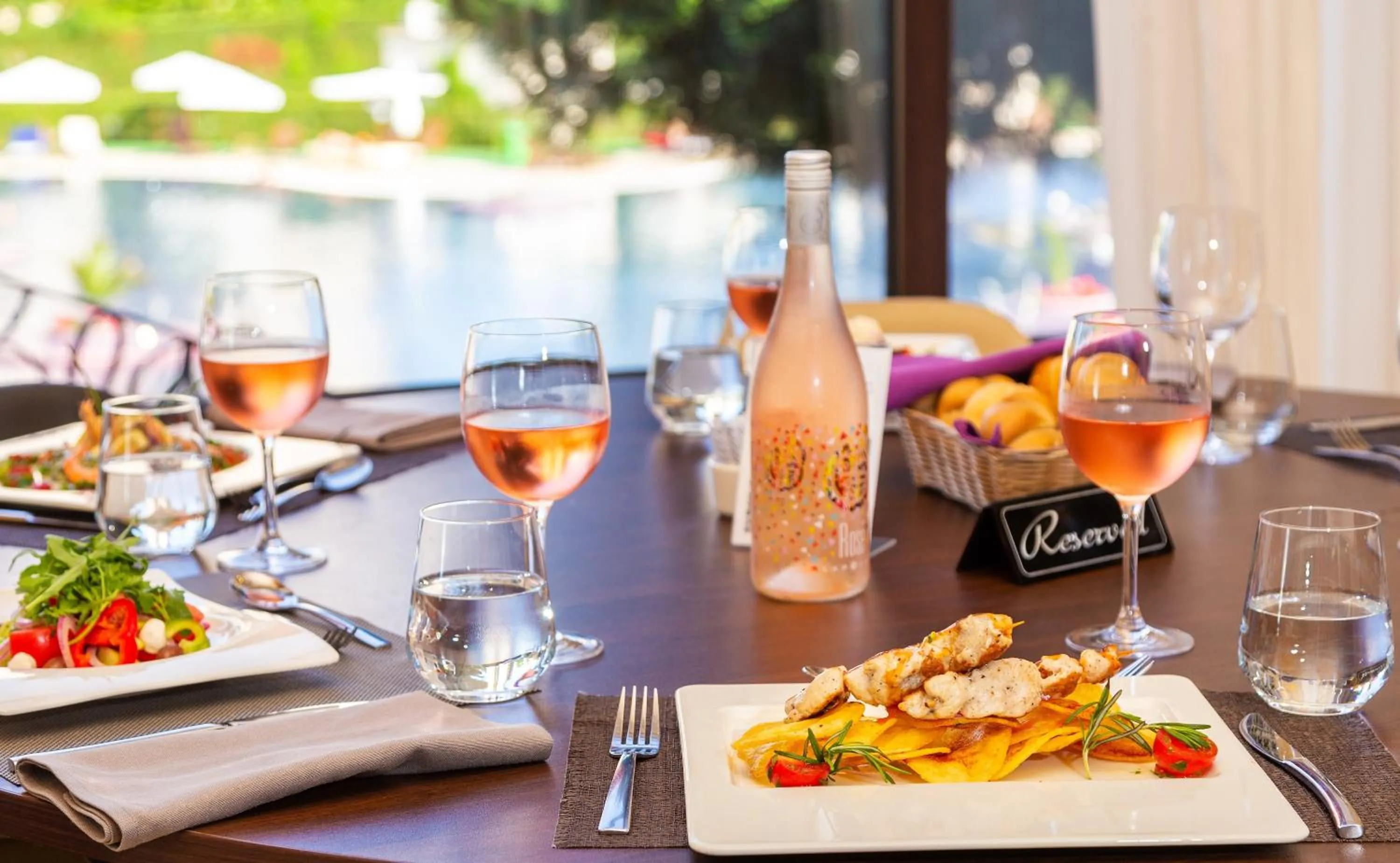 Food close-up in Barcelo Royal Beach - All Inclusive