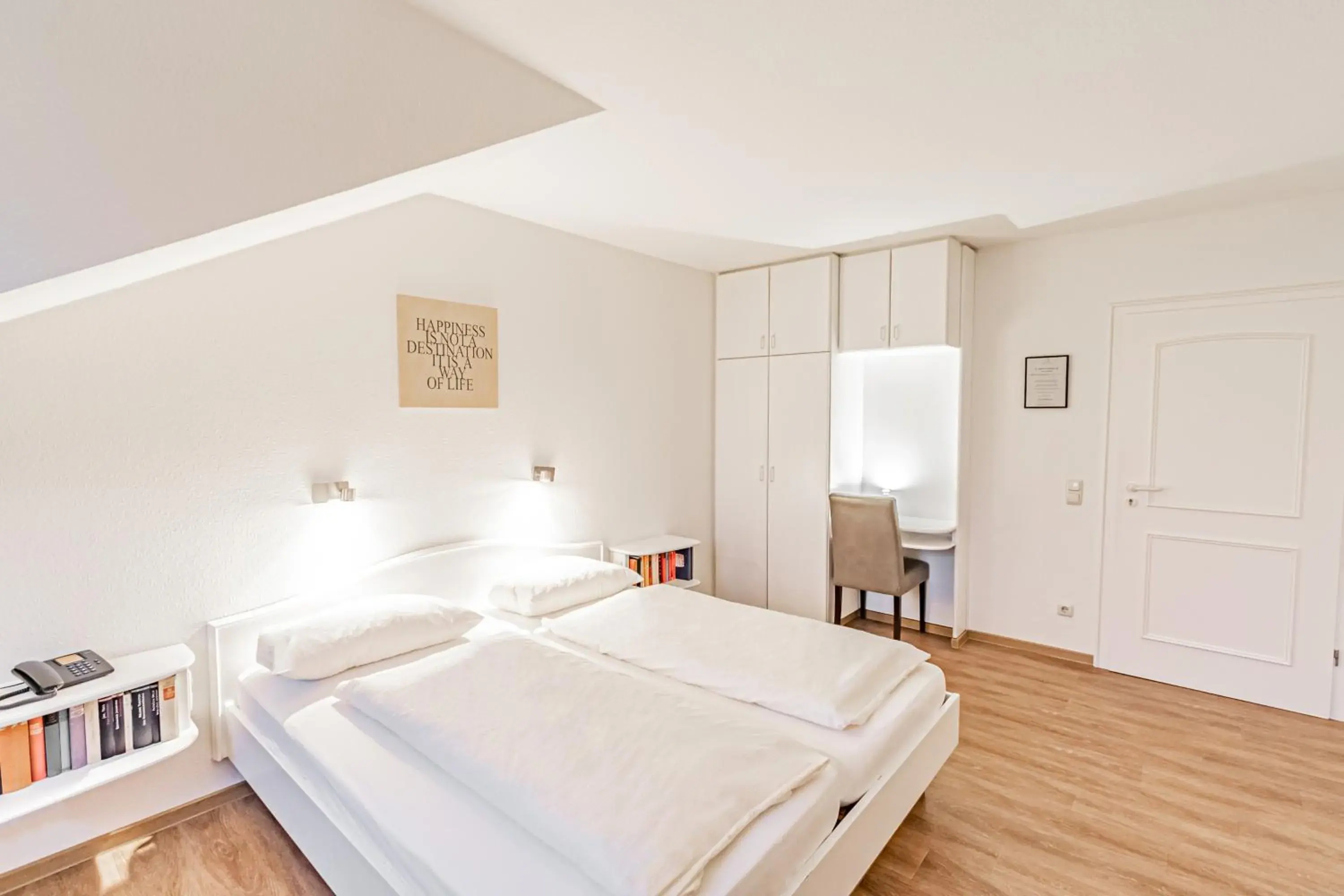 Bed in Weinhotel Ayler Kupp Bed in Weinhotel Ayler Kupp