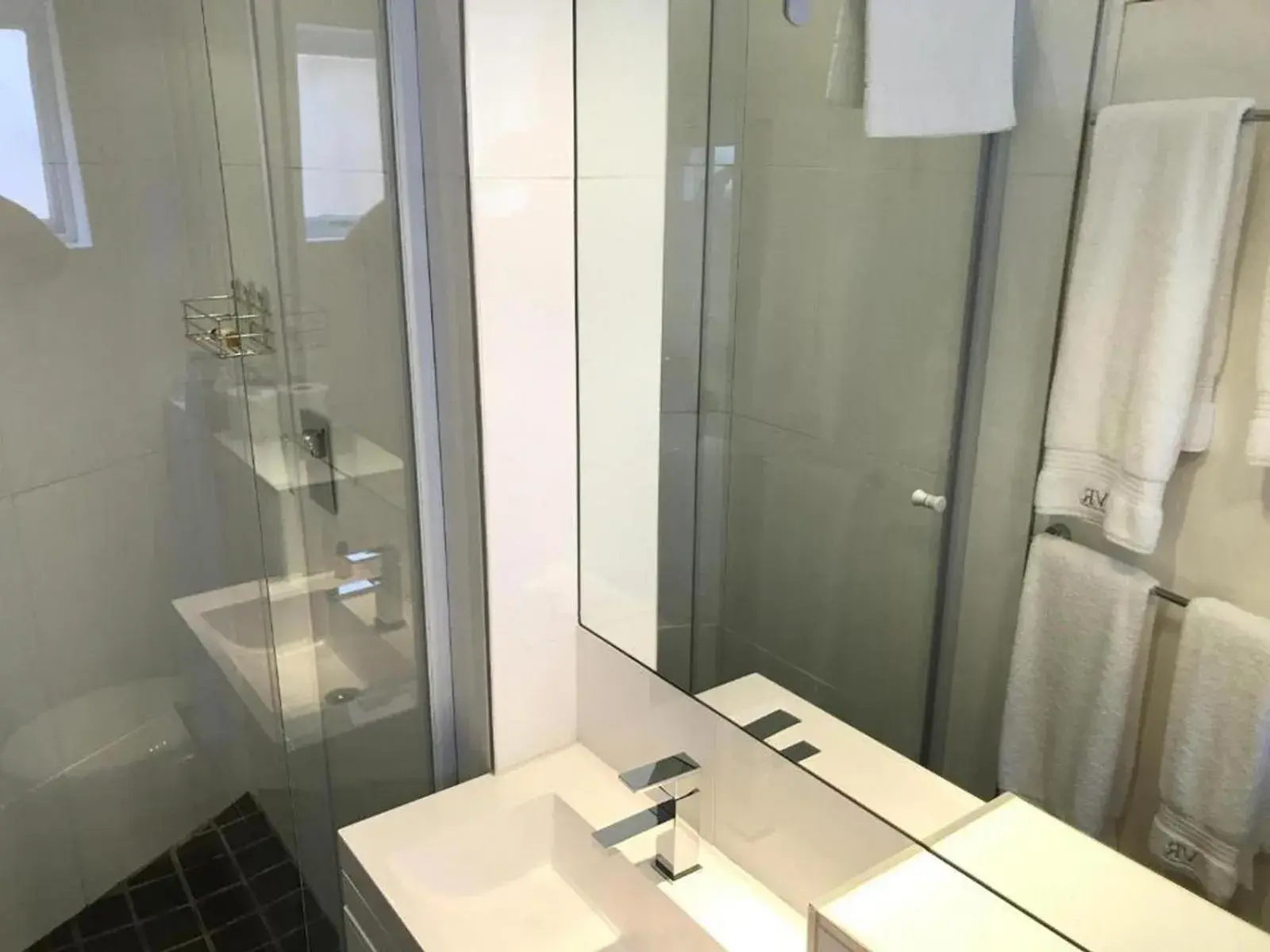 Bathroom in The Villa Rosa Hotel & Self-catering Apartments Bathroom in The Villa Rosa Hotel & Self-catering Apartments