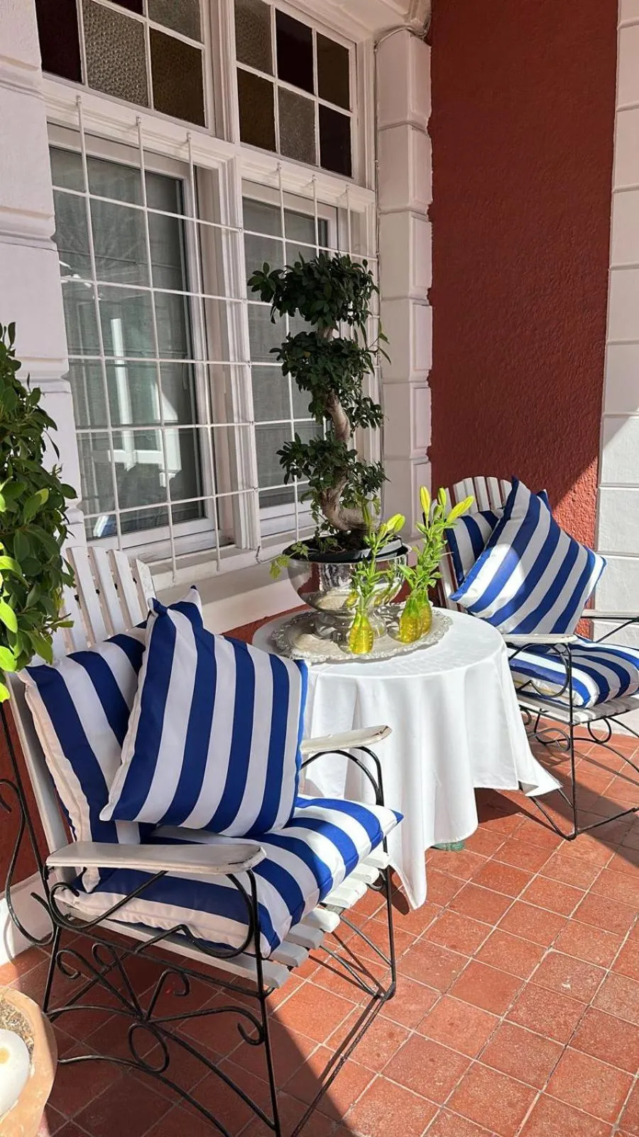 Patio in The Villa Rosa Hotel & Self-catering Apartments