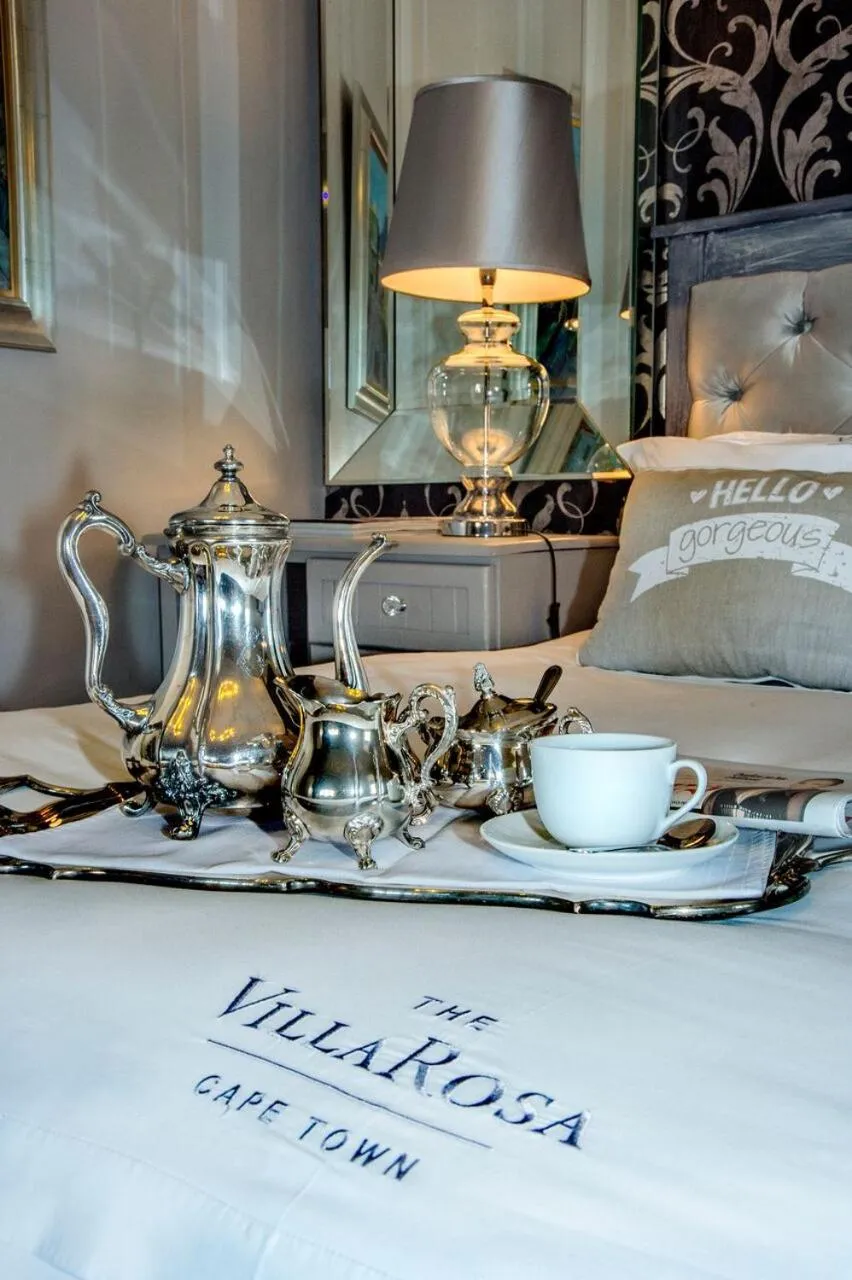 Bed in The Villa Rosa Hotel & Self-catering Apartments