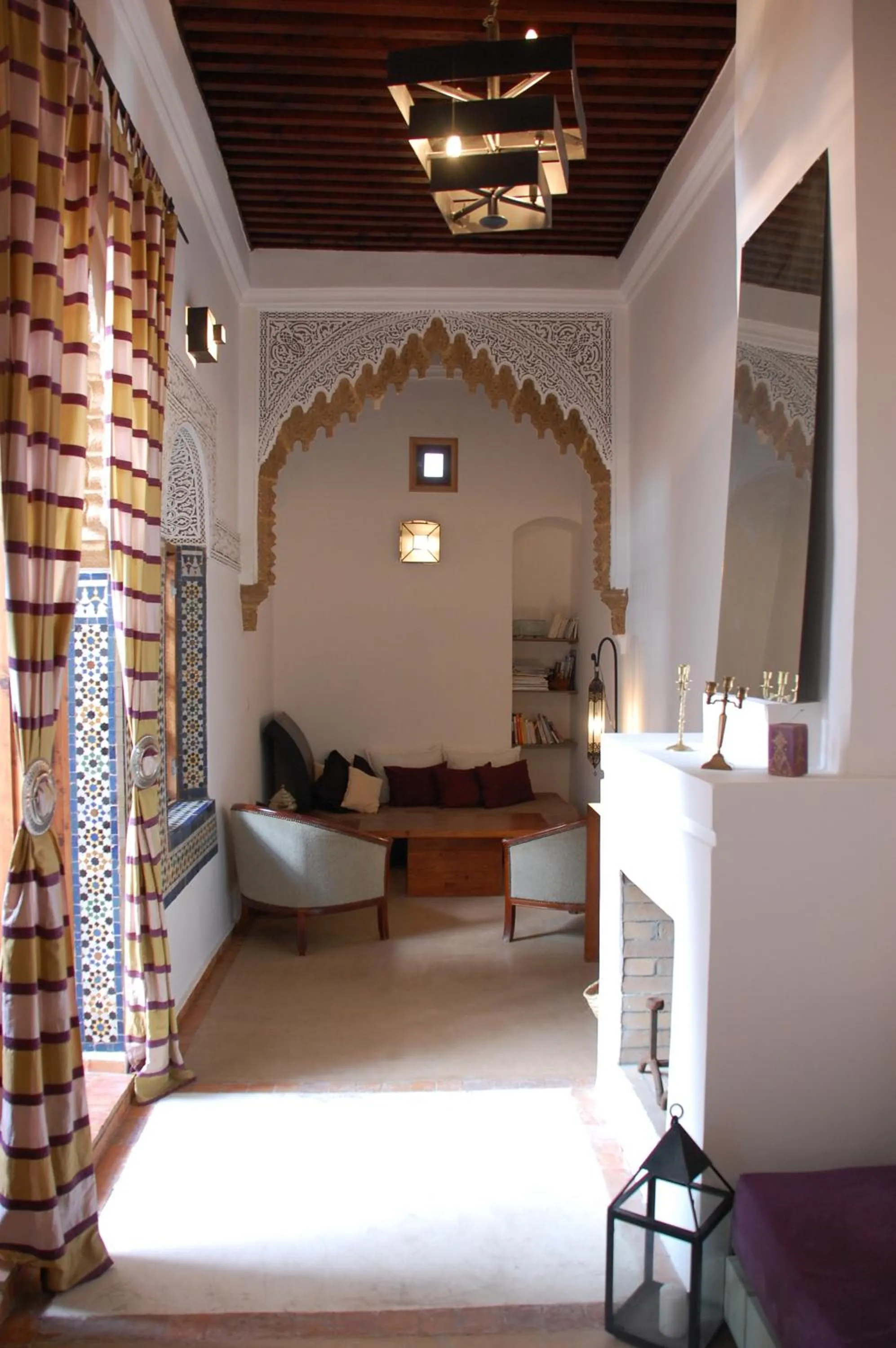 Seating area in Riad Dar Soufa