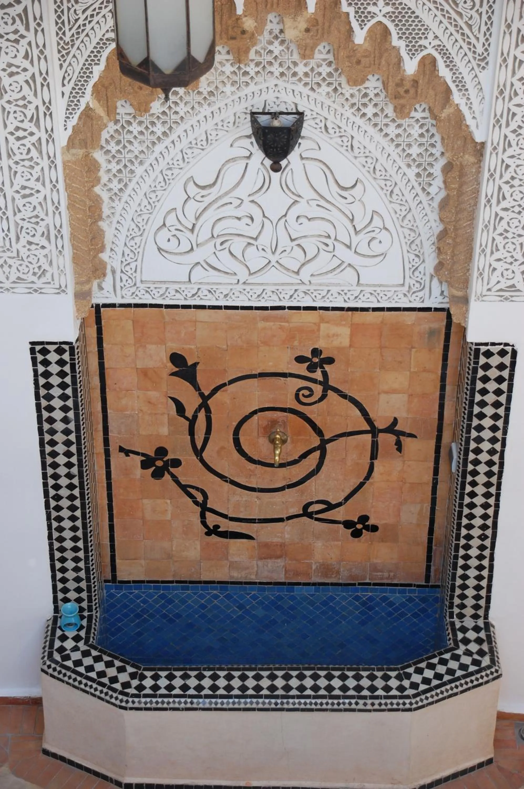 Decorative detail in Riad Dar Soufa