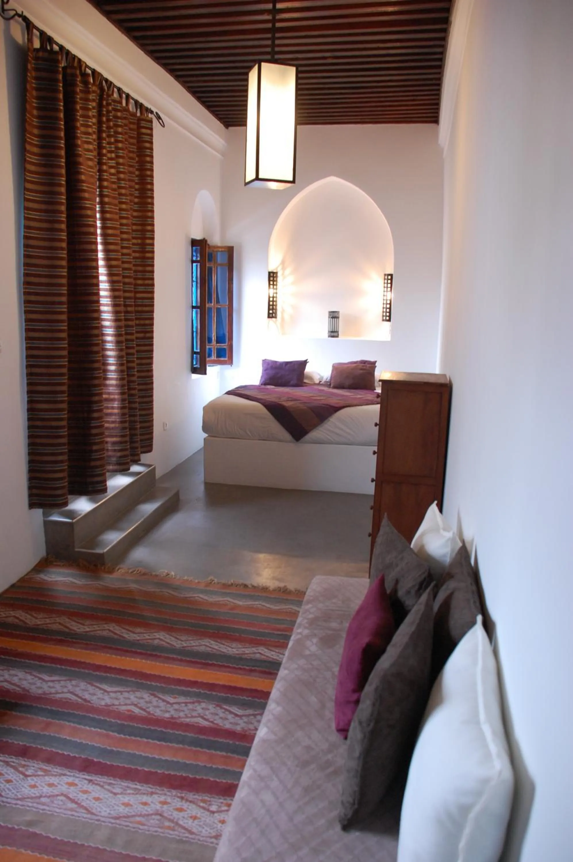 Living room, Bed in Riad Dar Soufa