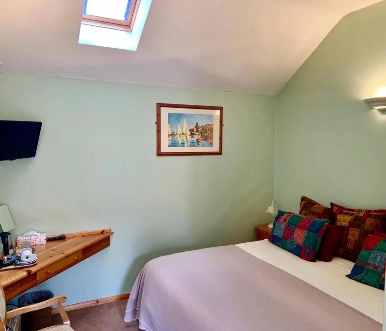 Bed in Willow Tree Cottages