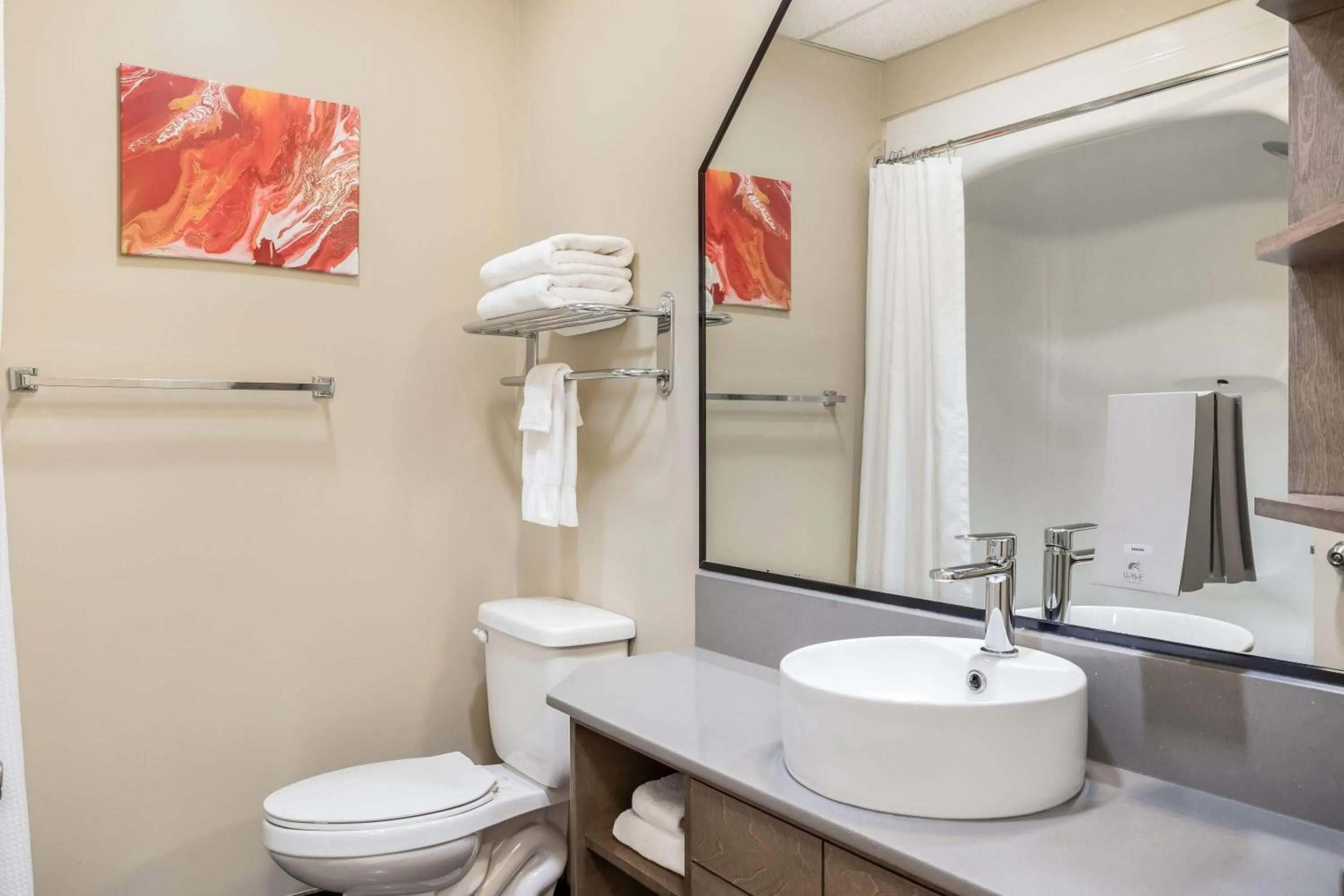 Bathroom in Days Inn by Wyndham Berthierville