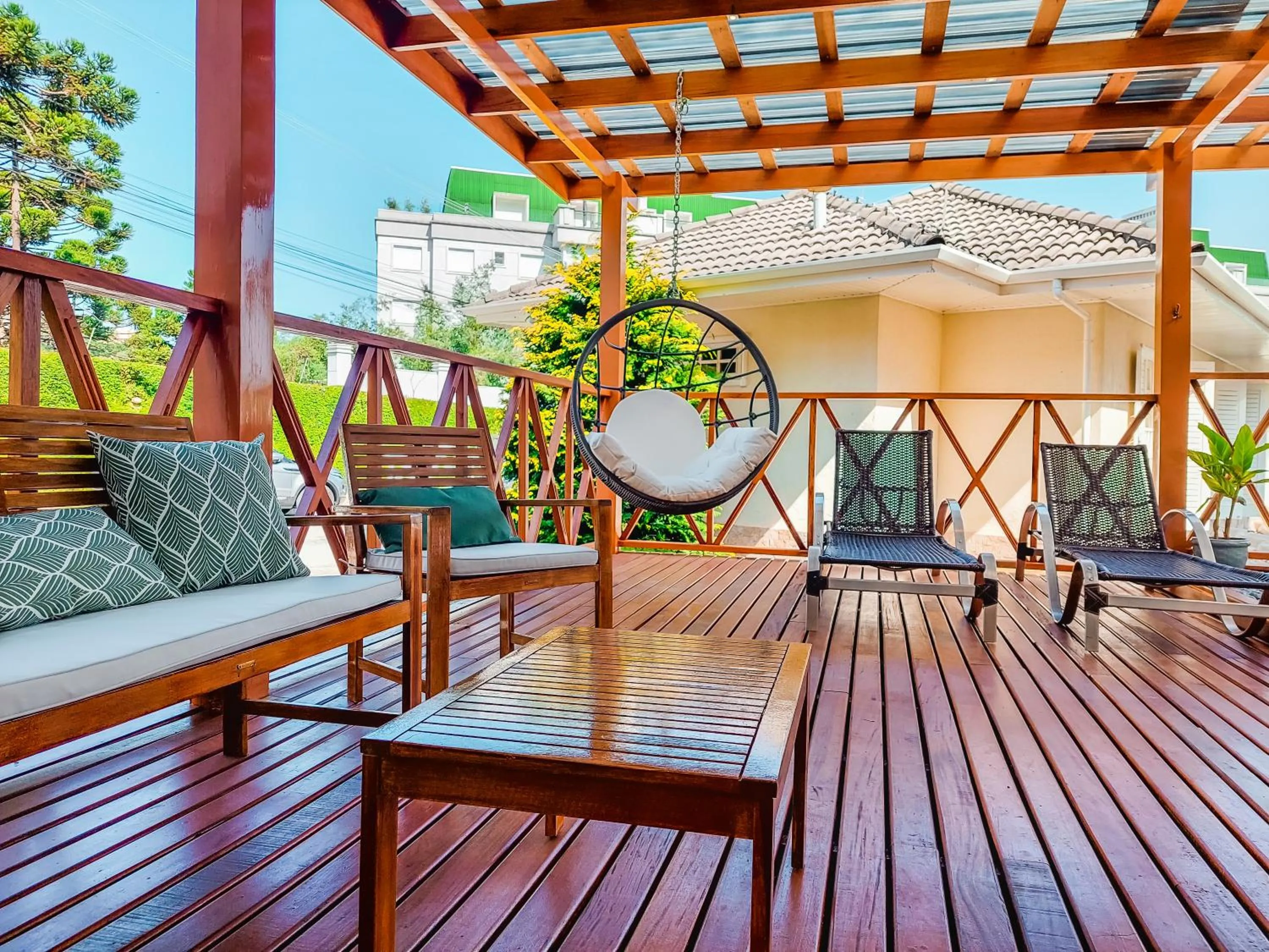 sunbed in Pousada Nacional Inn Campos do Jordão