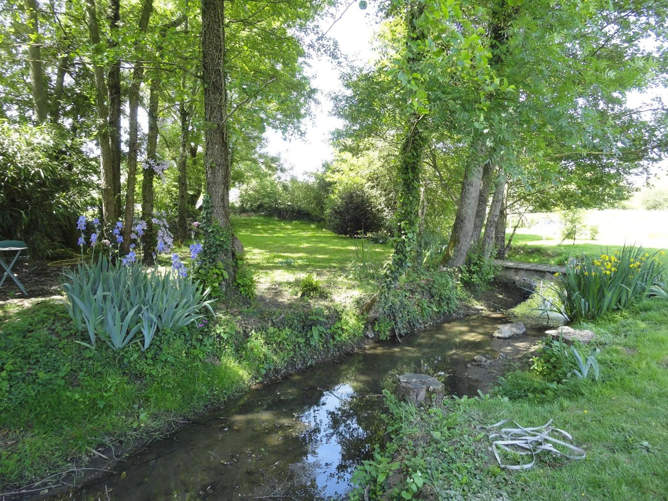 Garden in La petite Vallee