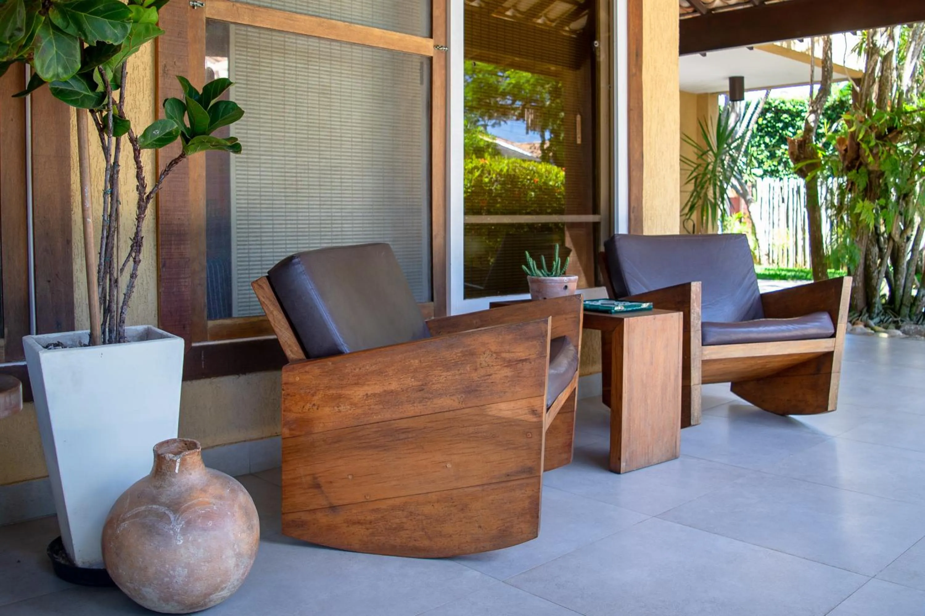 Balcony/Terrace in Pousada da Cyssa