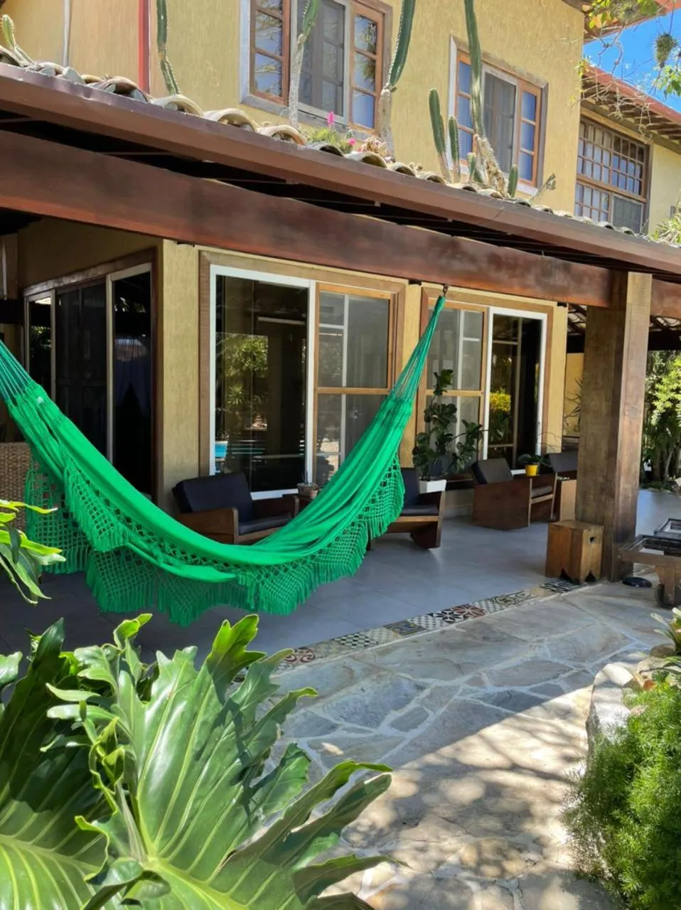 Patio in Pousada da Cyssa