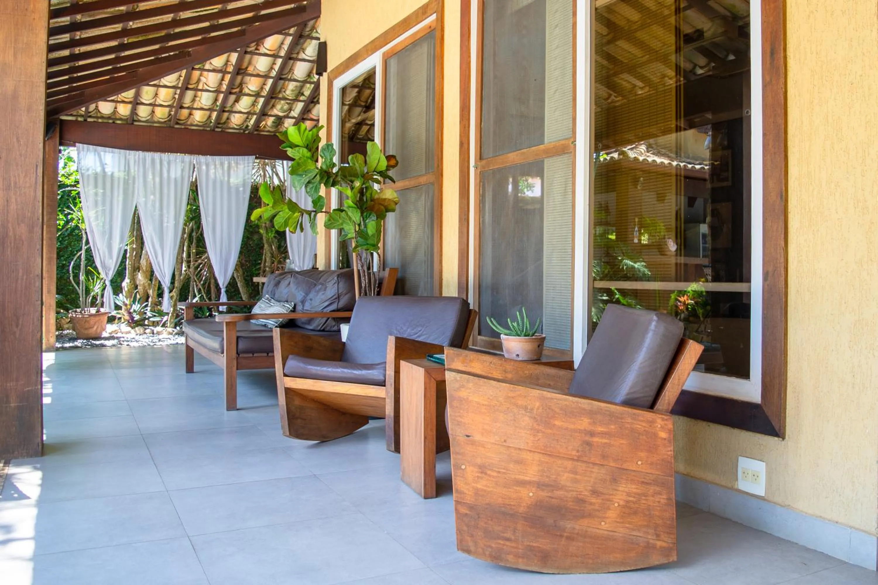 Balcony/Terrace in Pousada da Cyssa