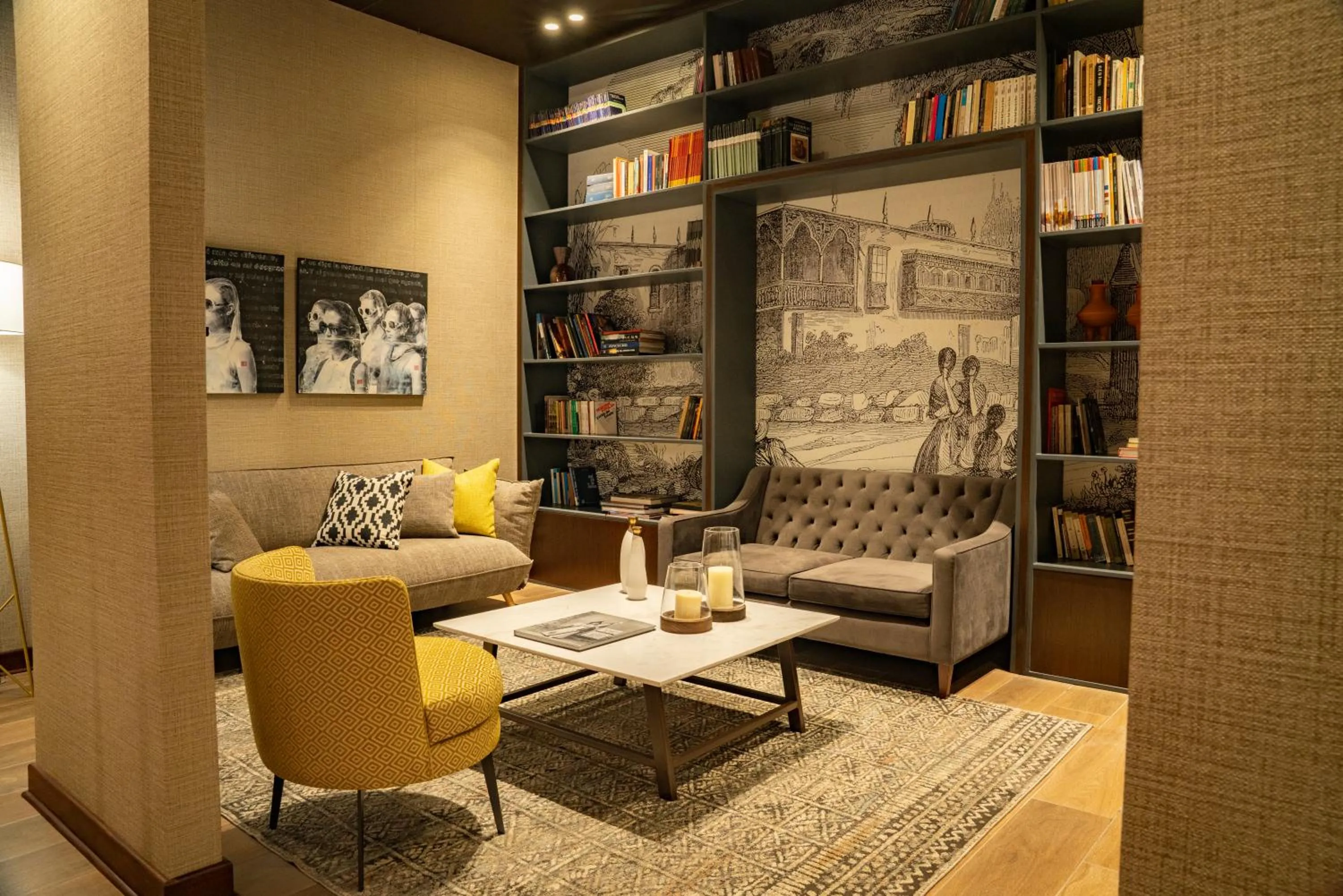 Library in Manto Hotel Lima - MGallery Collection