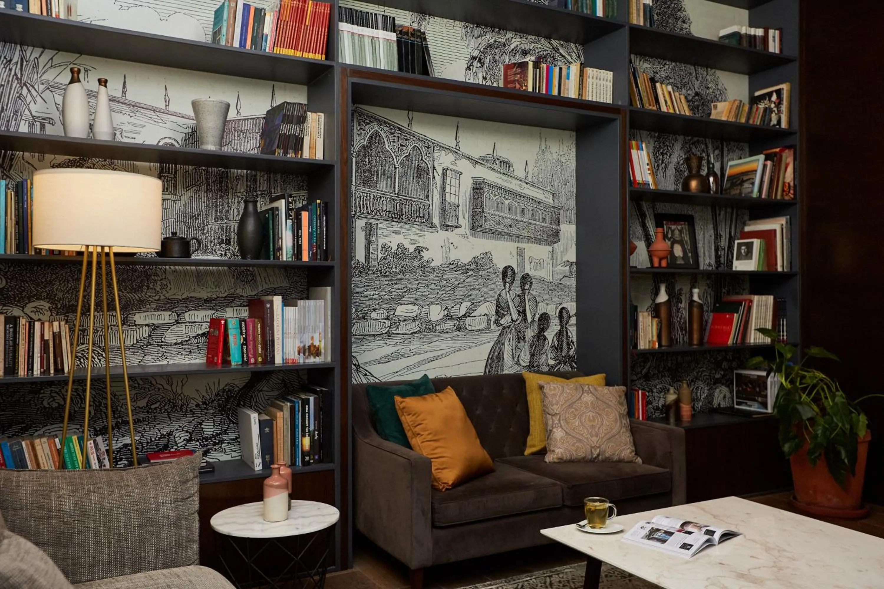 Library in Manto Hotel Lima - MGallery Collection