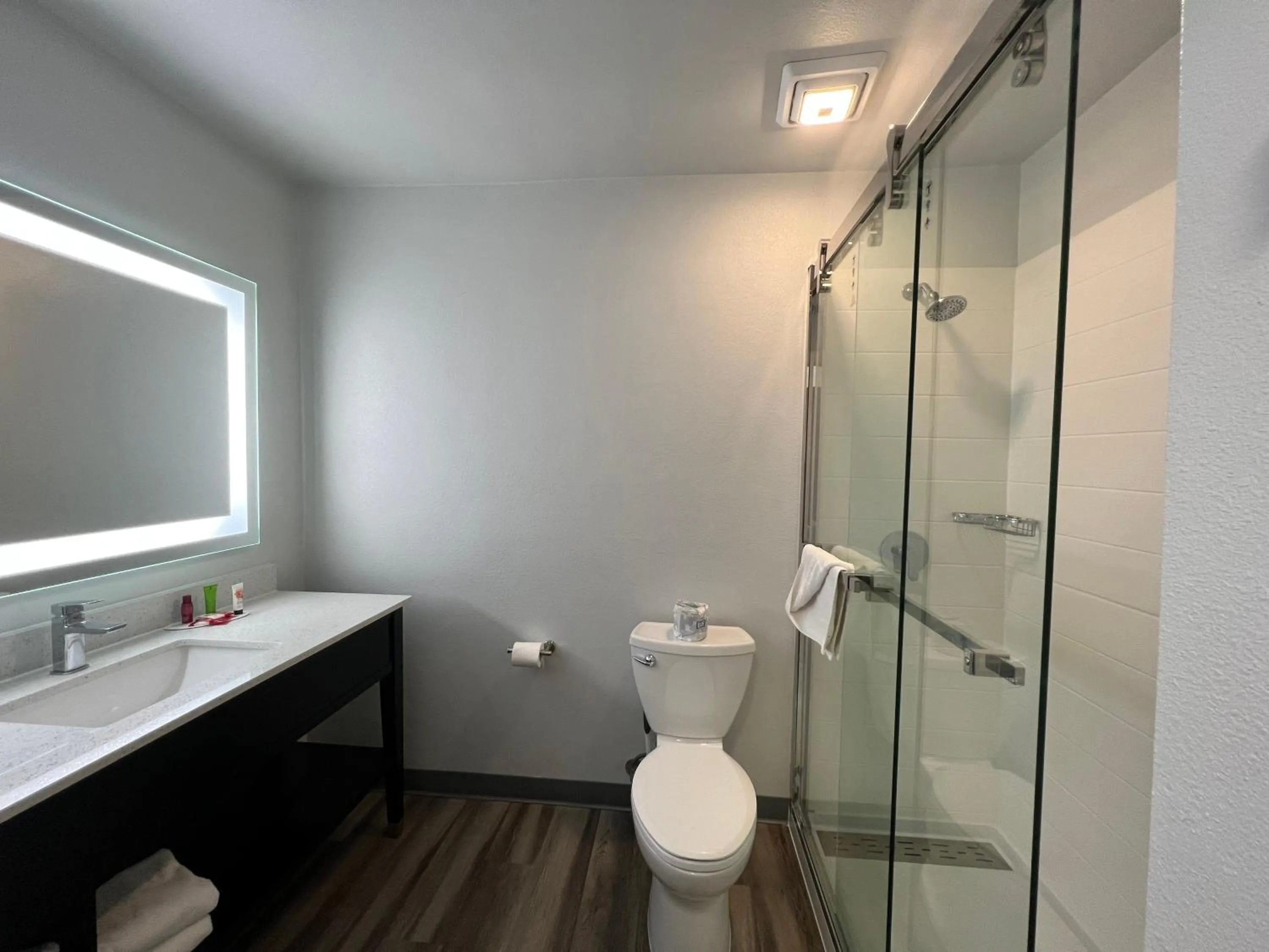 Bathroom in SureStay Plus Hotel by Best Western Mammoth Lakes