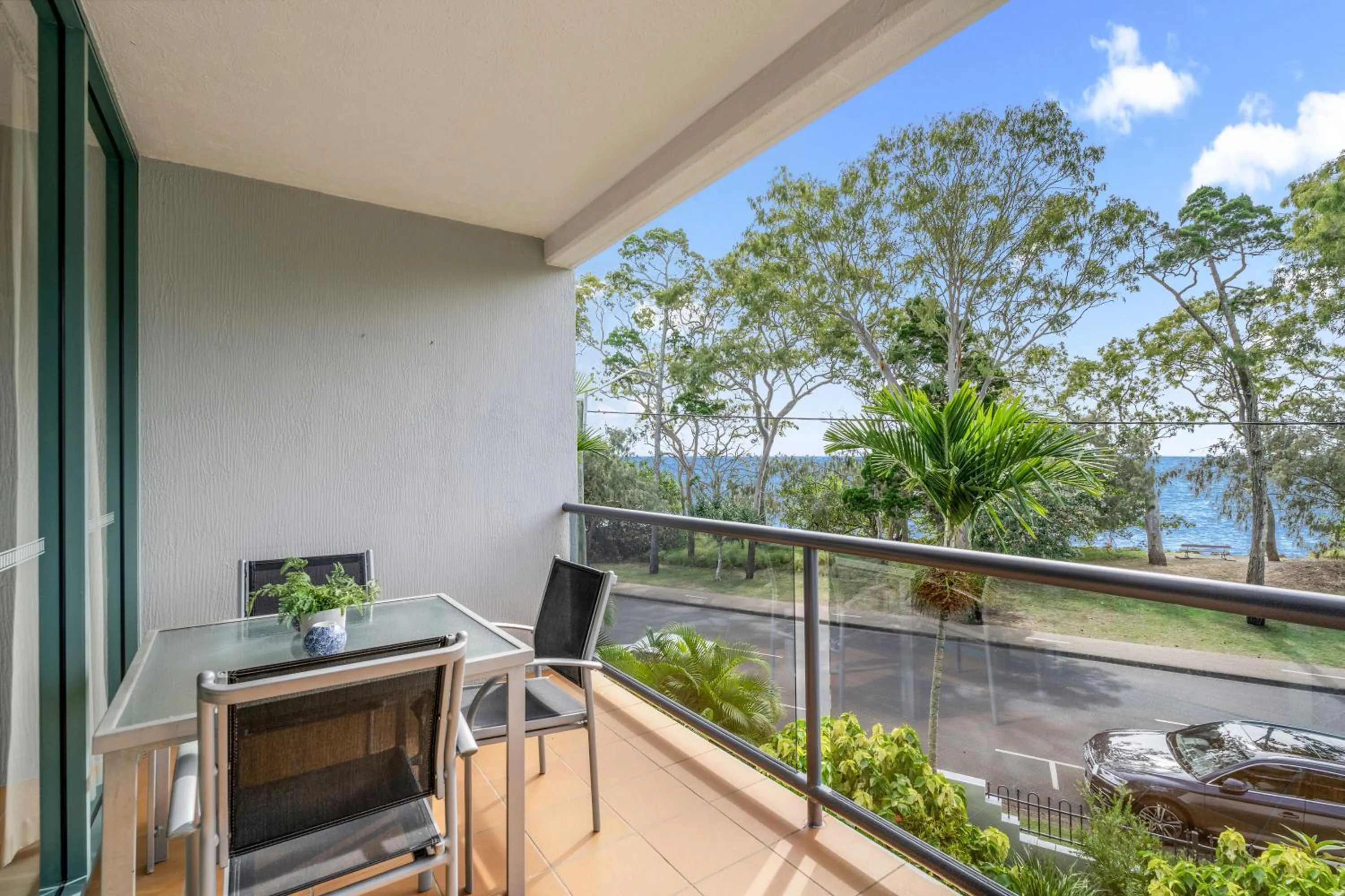 Patio in Shelly Bay Resort