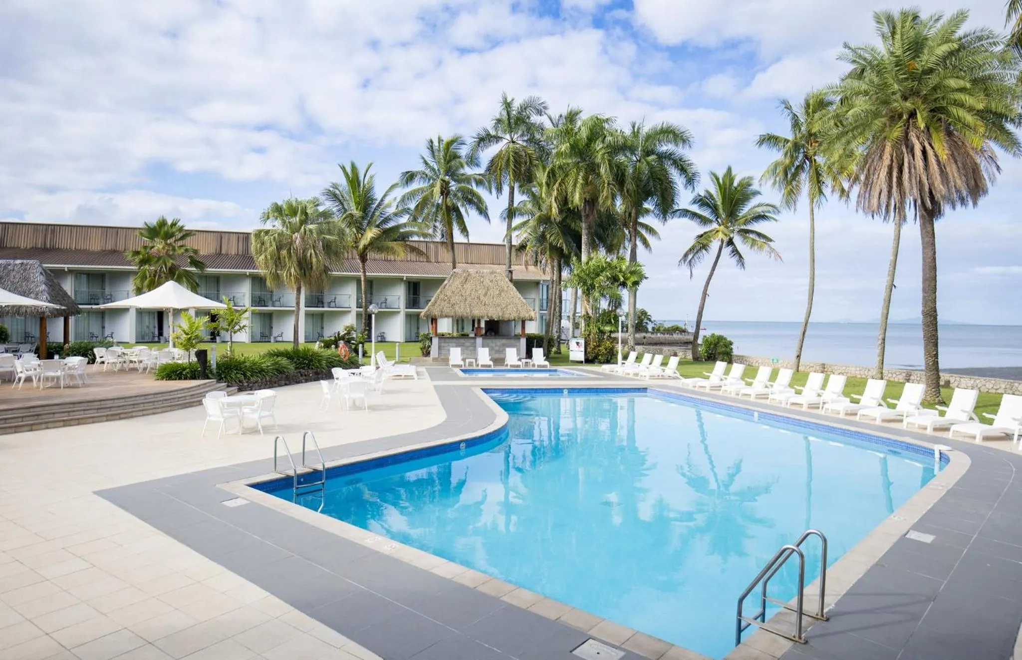 Swimming pool in Holiday Inn Suva by IHG