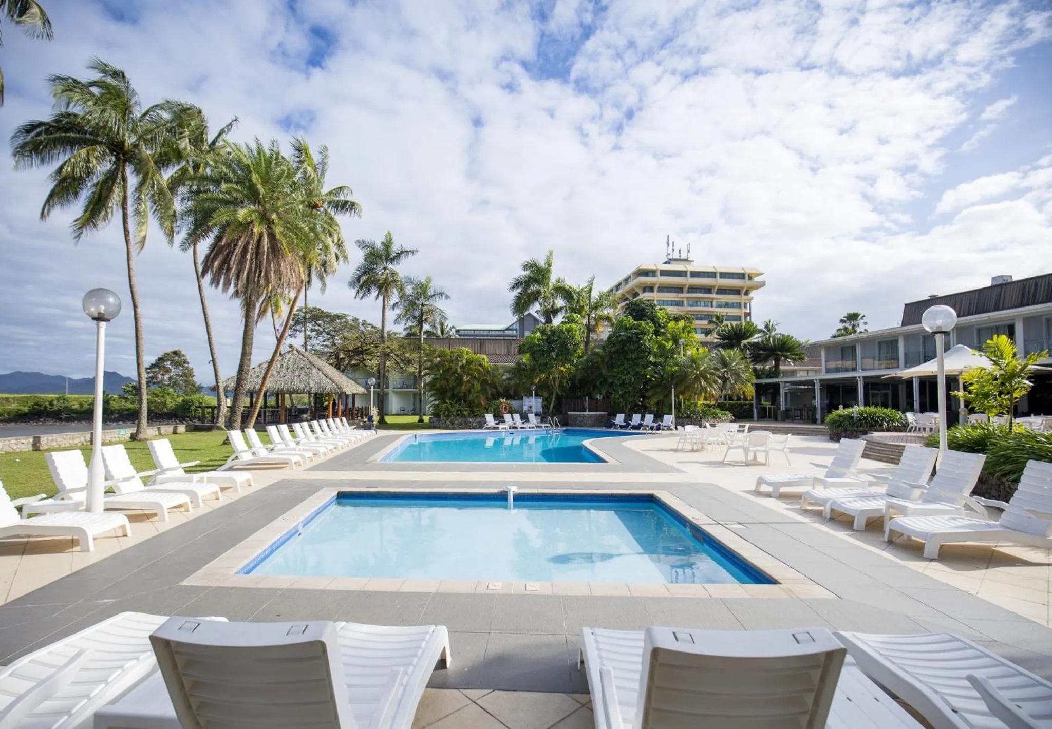 Swimming pool in Holiday Inn Suva by IHG