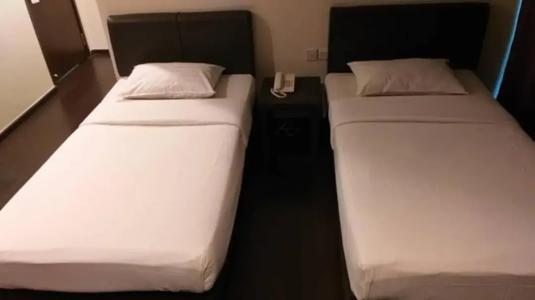 Bed in Manja Hotel