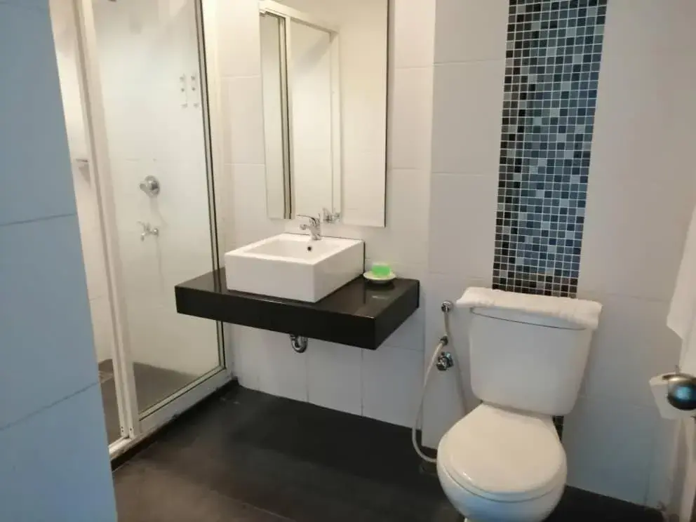 Bathroom in Manja Hotel