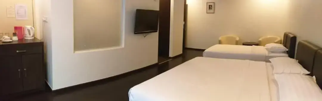 Bed in Manja Hotel