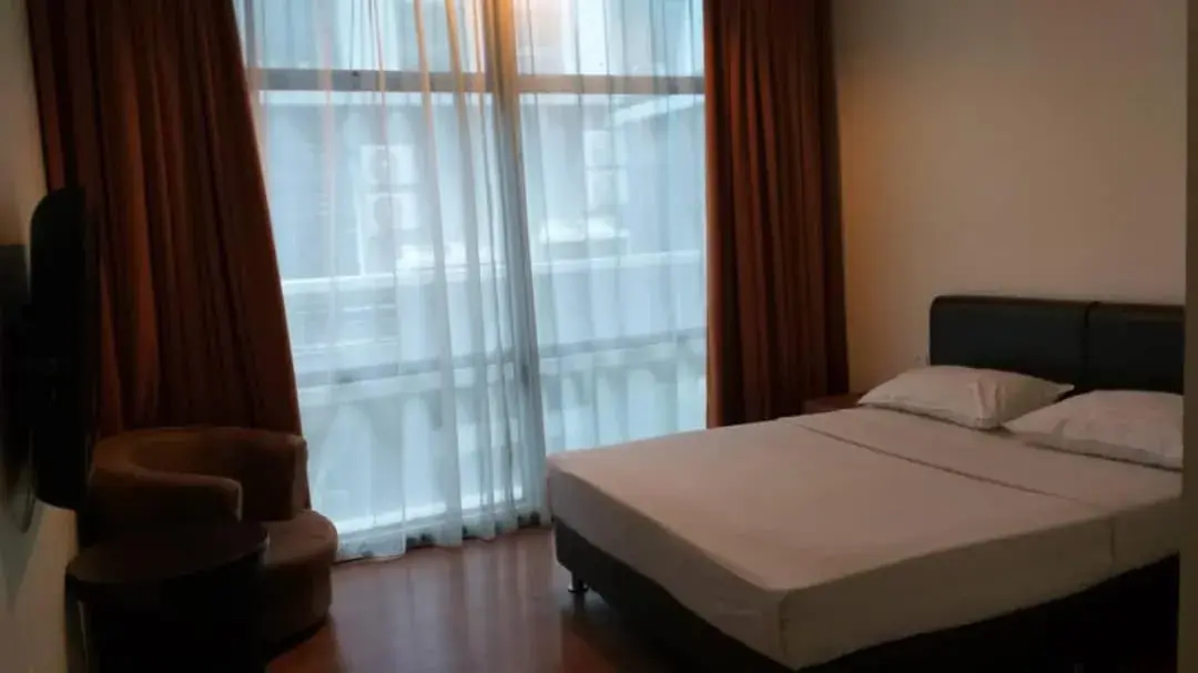 Bed in Manja Hotel