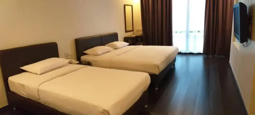 Bed in Manja Hotel