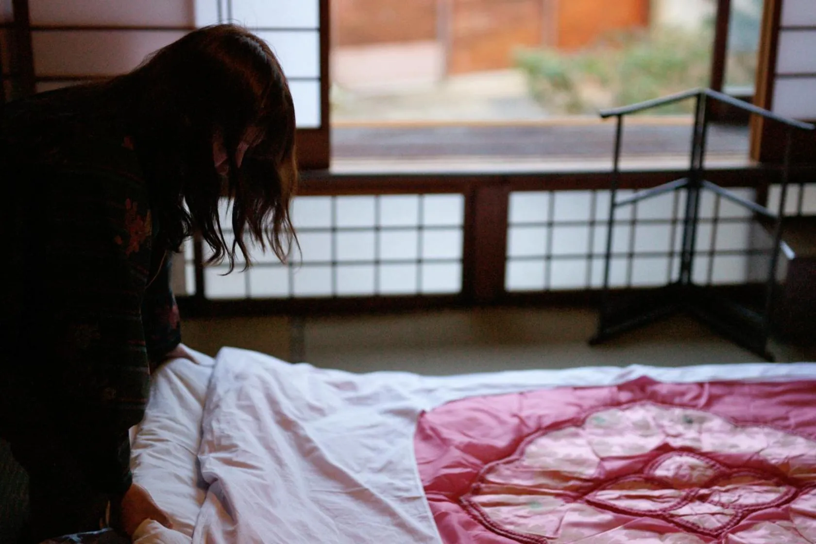 Bed in Japanese Guesthouse Kinosaki Wakayo (Female Only)
