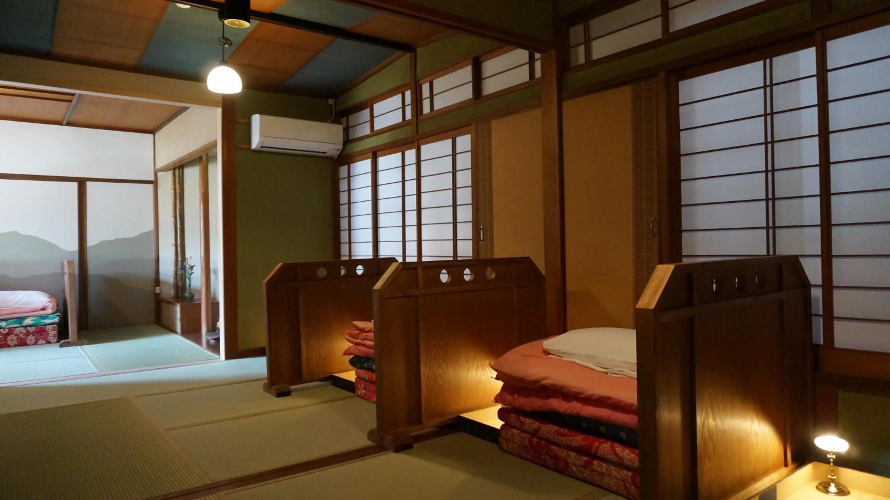 Bed in Japanese Guesthouse Kinosaki Wakayo (Female Only)