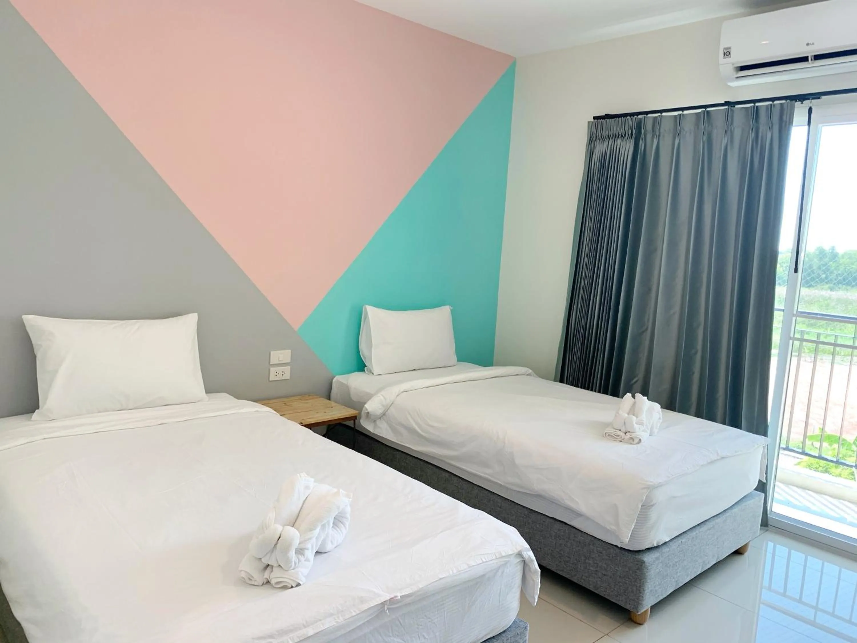 Bed in iRabbit Hotel