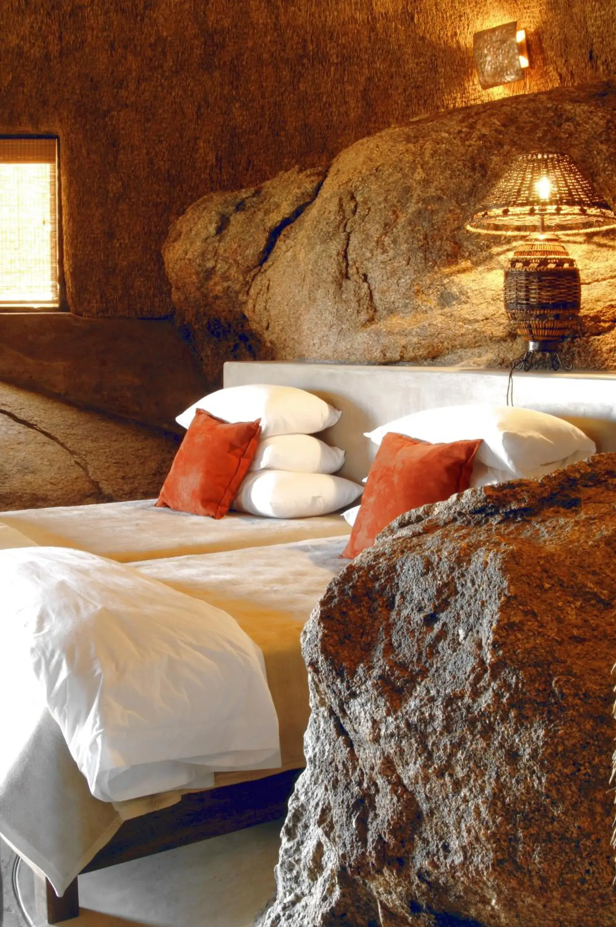 Decorative detail, Bed in Naries Namakwa Retreat Decorative detail, Bed in Naries Namakwa Retreat