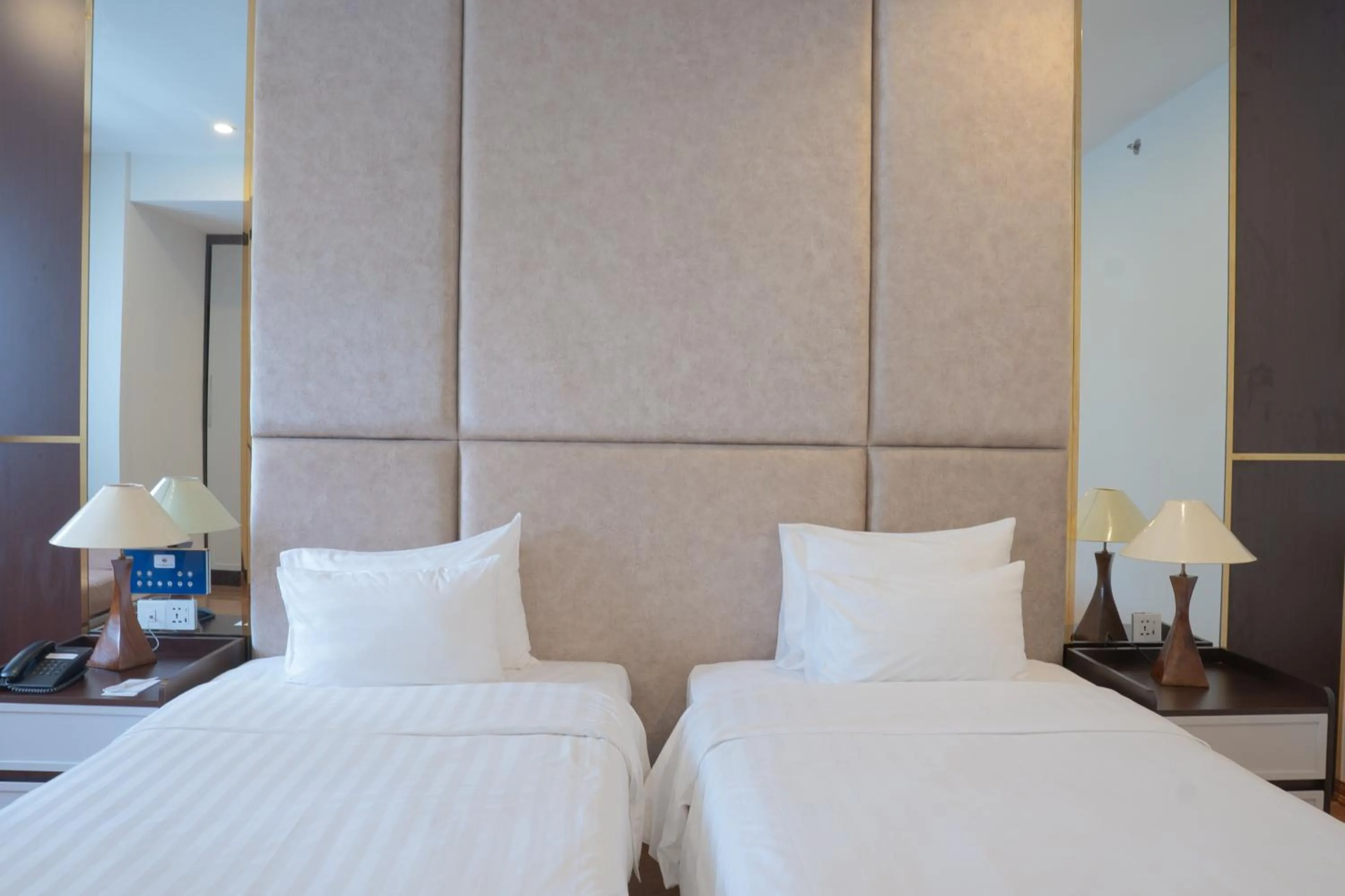 Bed in Bao Son International Hotel