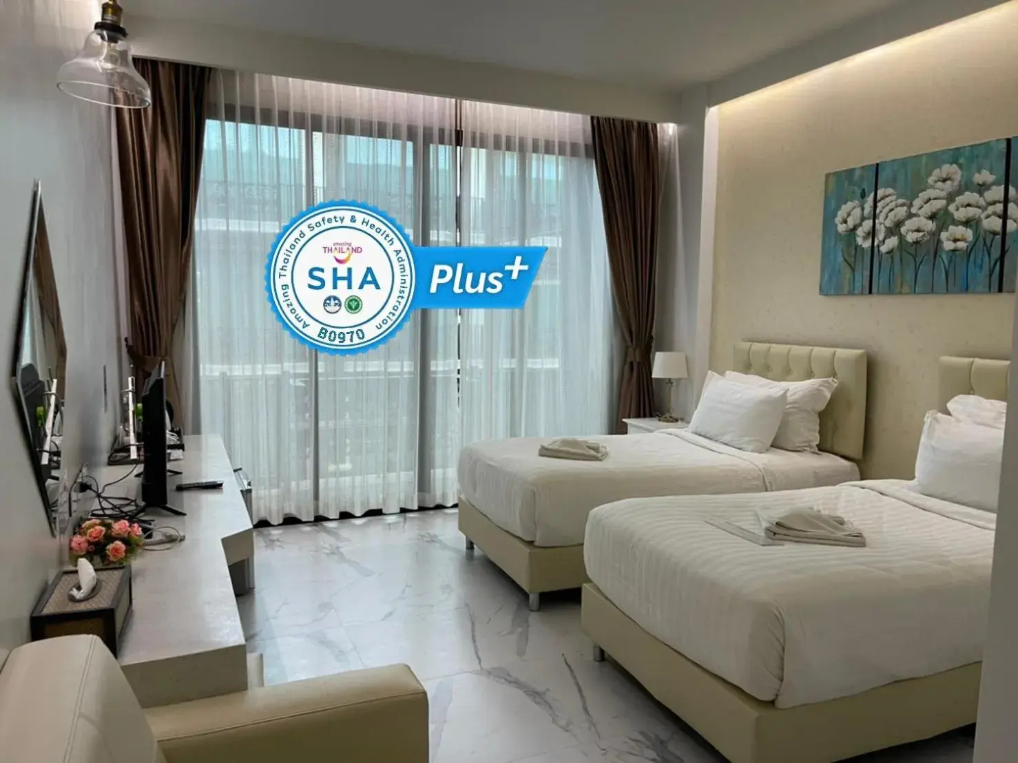 Photo of the whole room, Bed in Namthong Nan Hotel Photo of the whole room, Bed in Namthong Nan Hotel