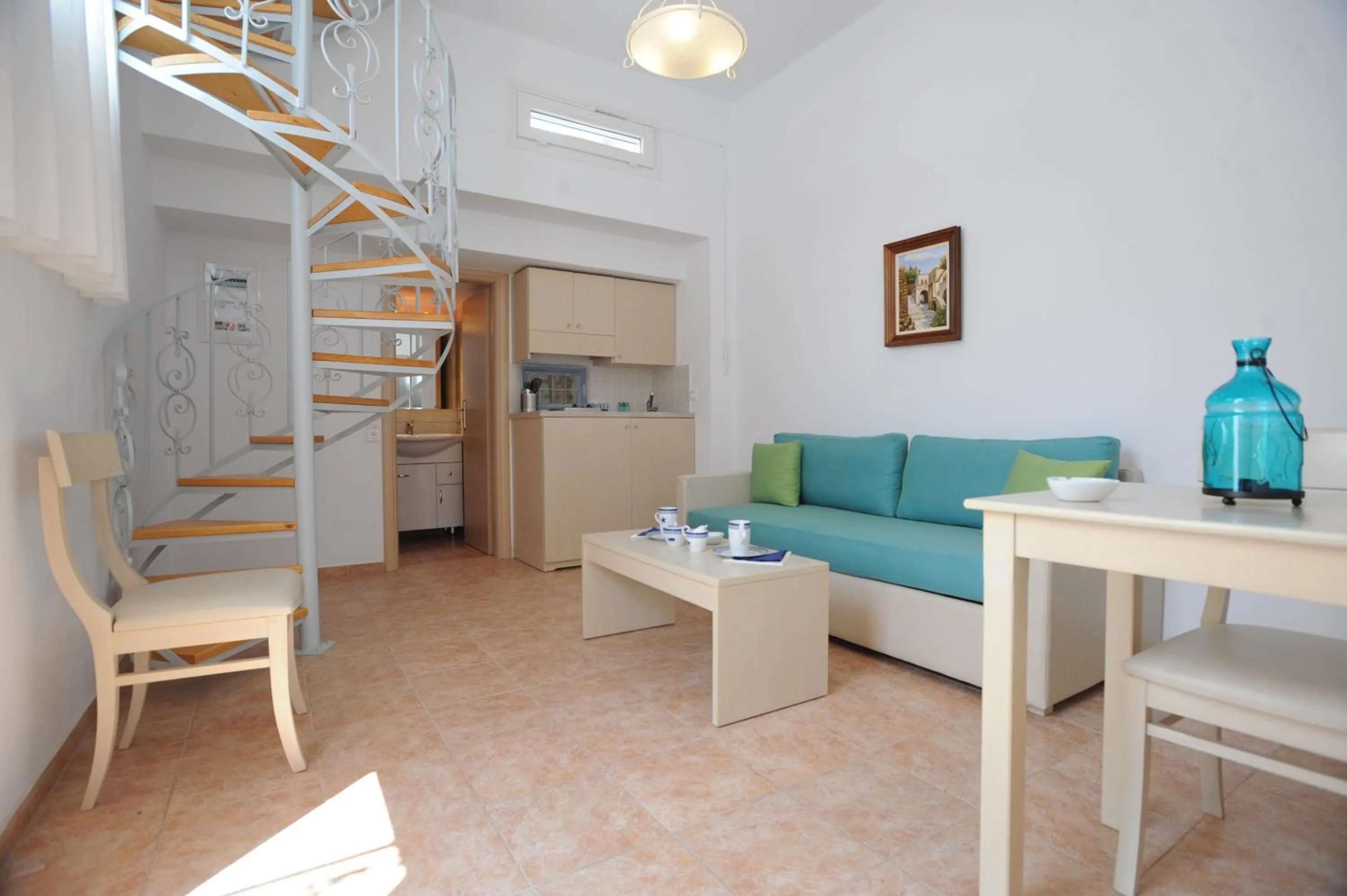 Kitchen or kitchenette in Aigaio Studios tinos