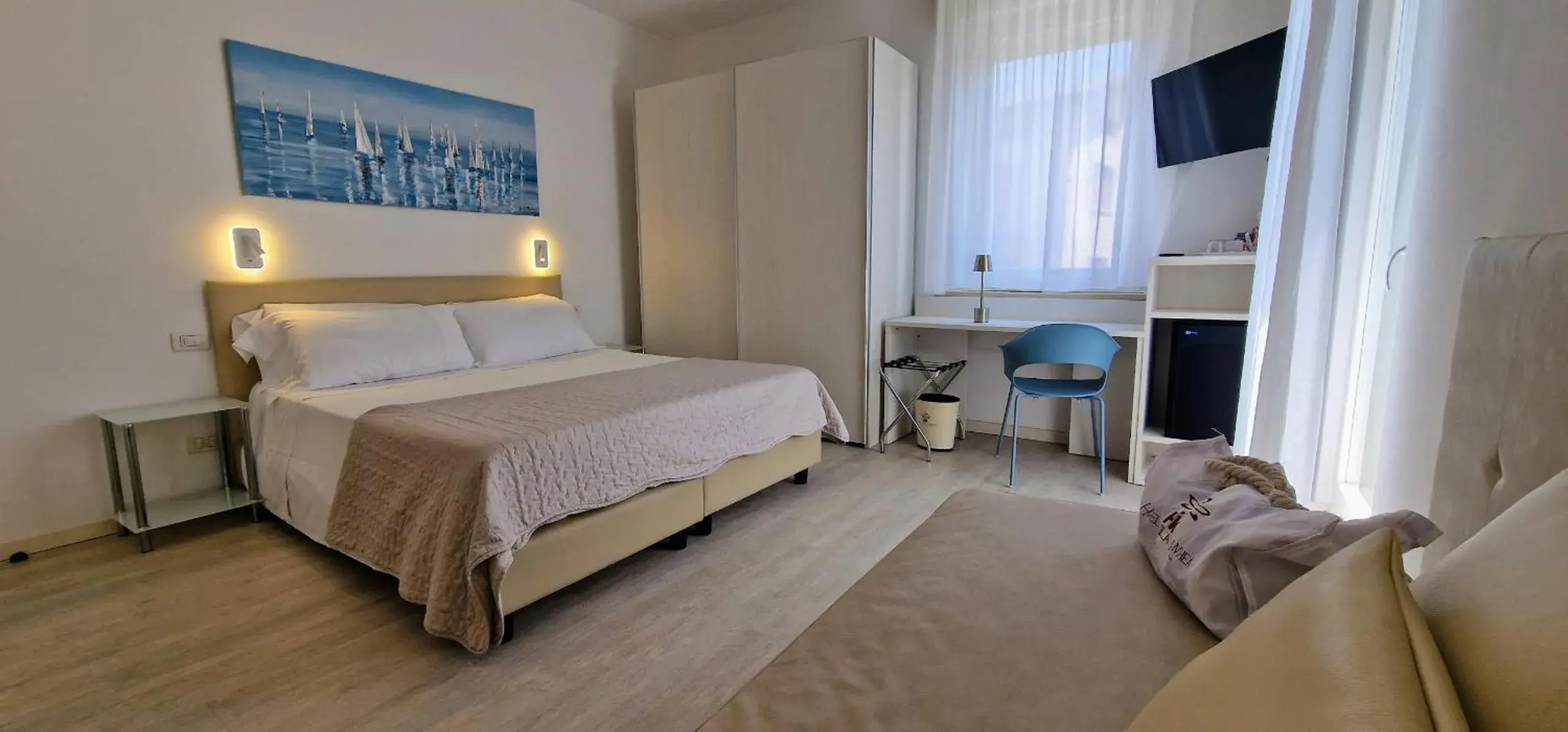 Bedroom, Bed in Hotel Villa Anthea