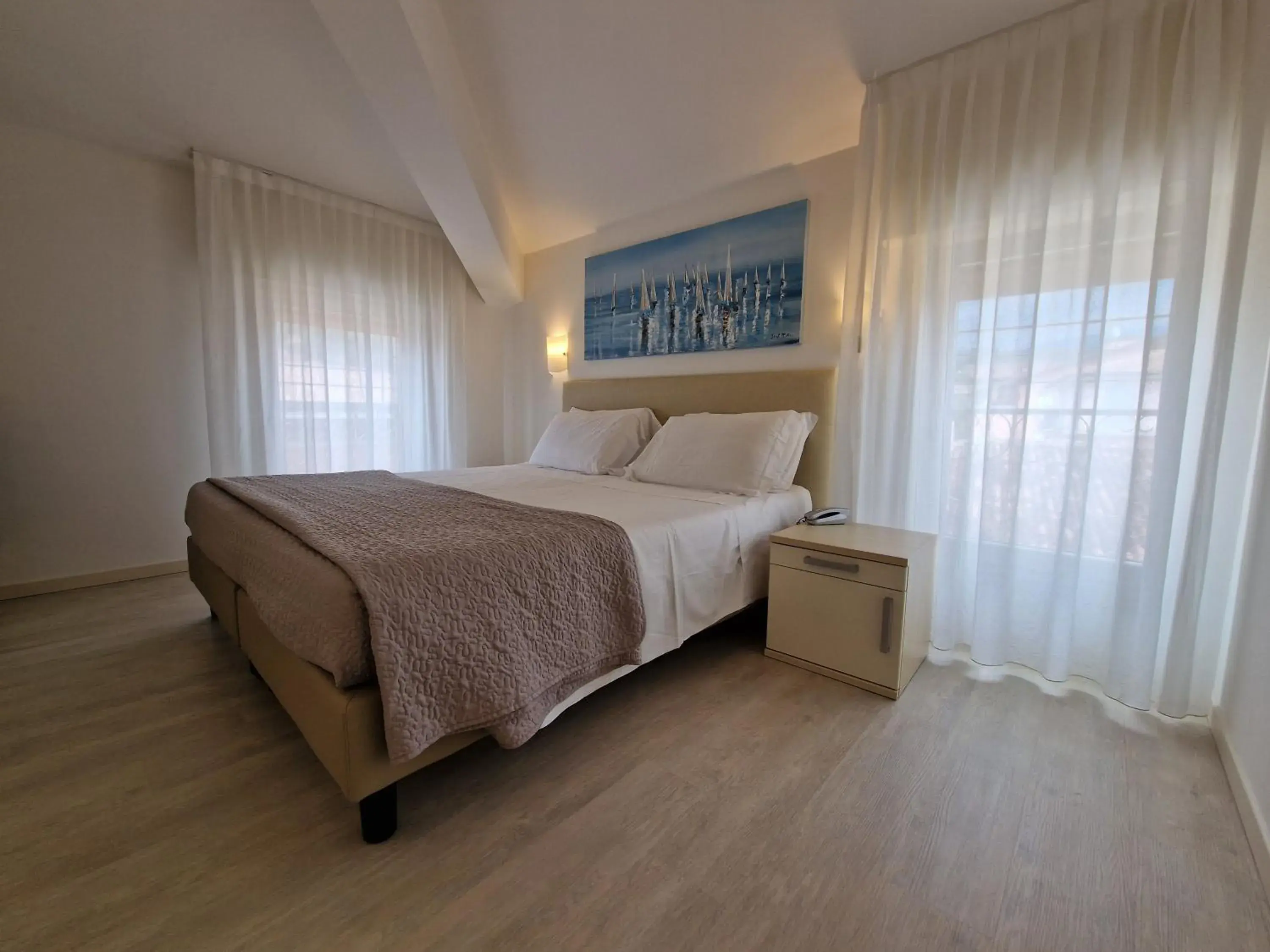 Bedroom, Bed in Hotel Villa Anthea