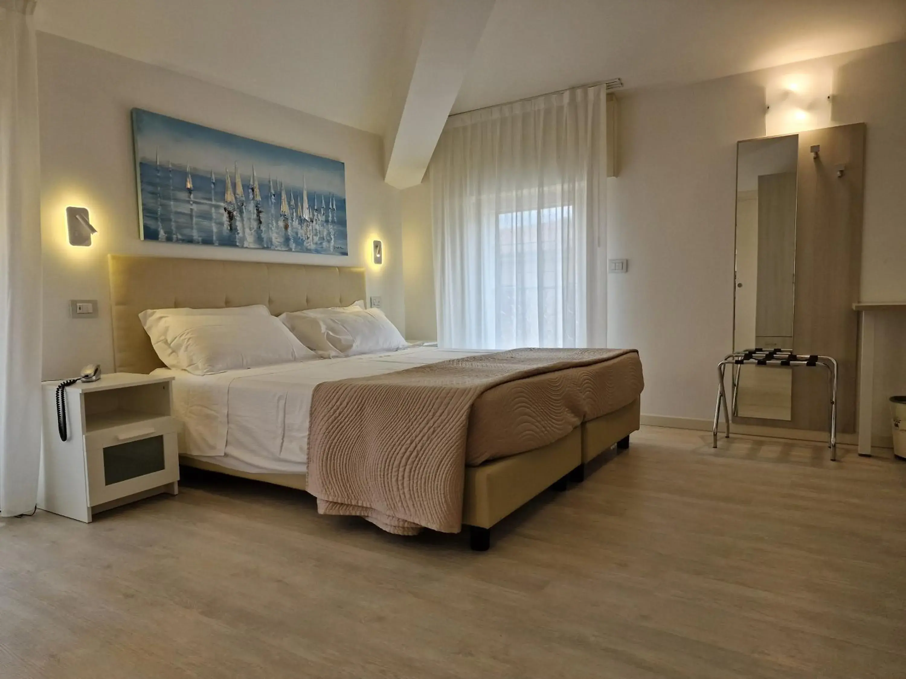Bed in Hotel Villa Anthea