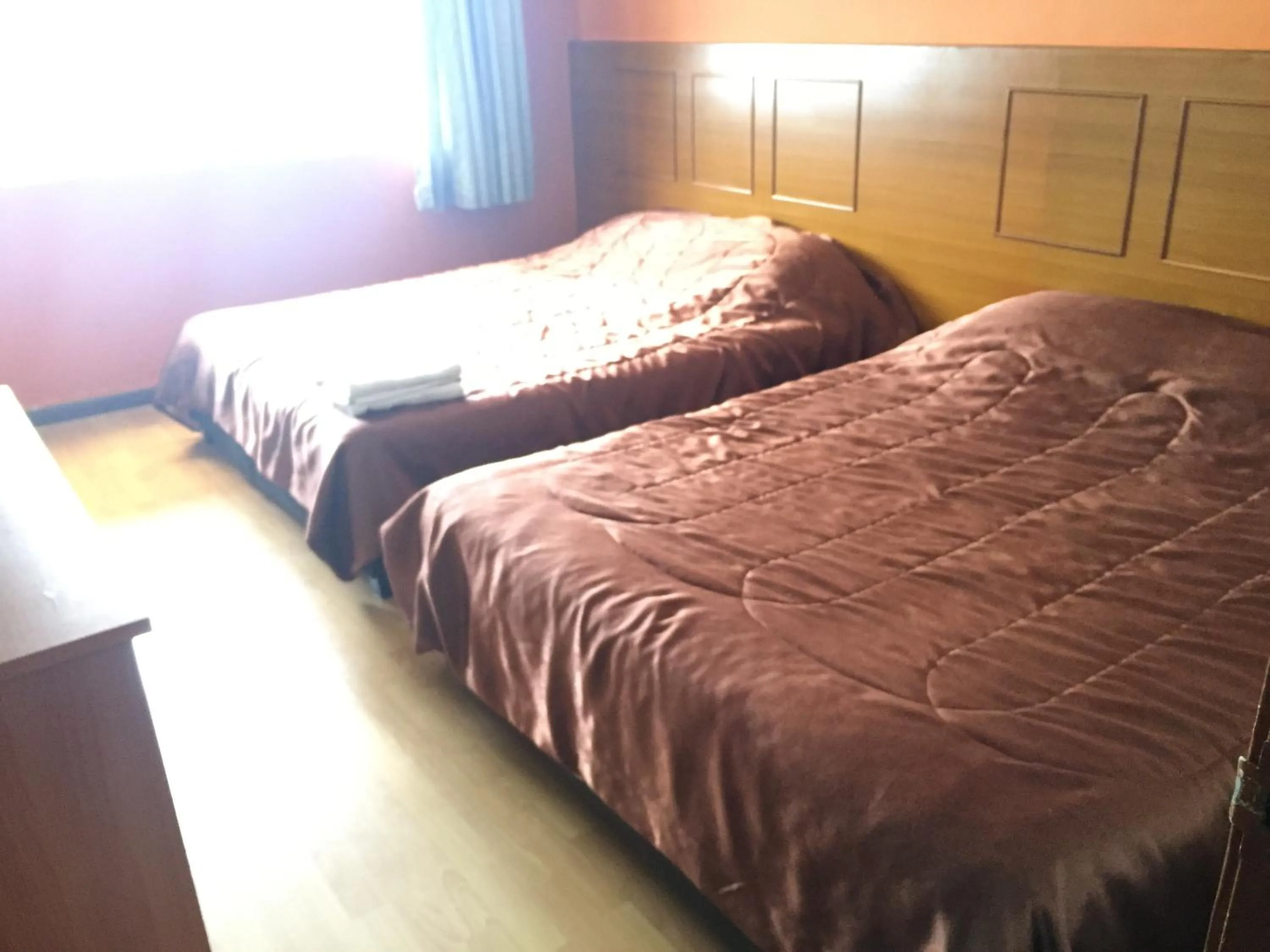 Bed in Golden Night Hotel Cameron Highlands