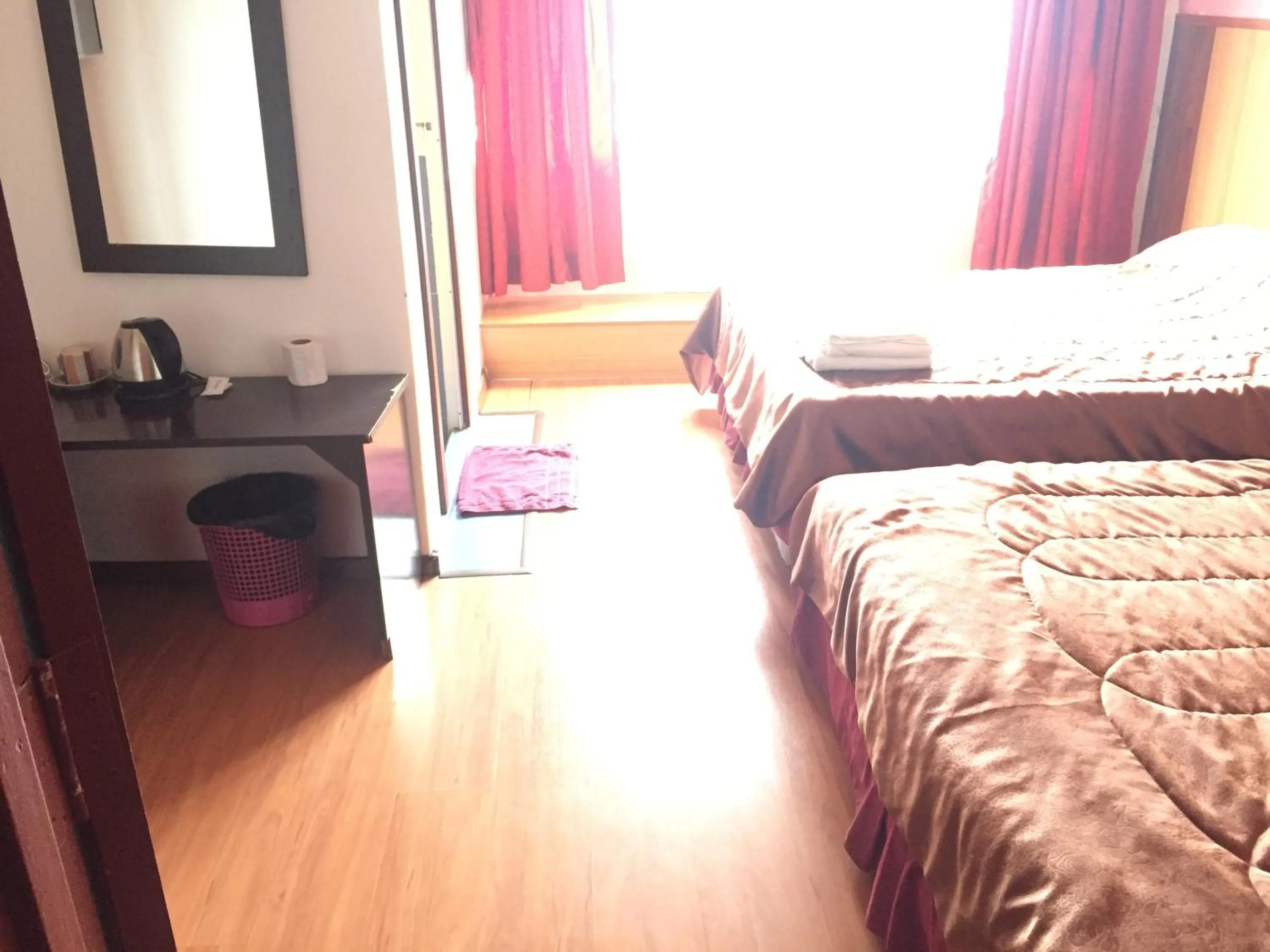 Bed in Golden Night Hotel Cameron Highlands