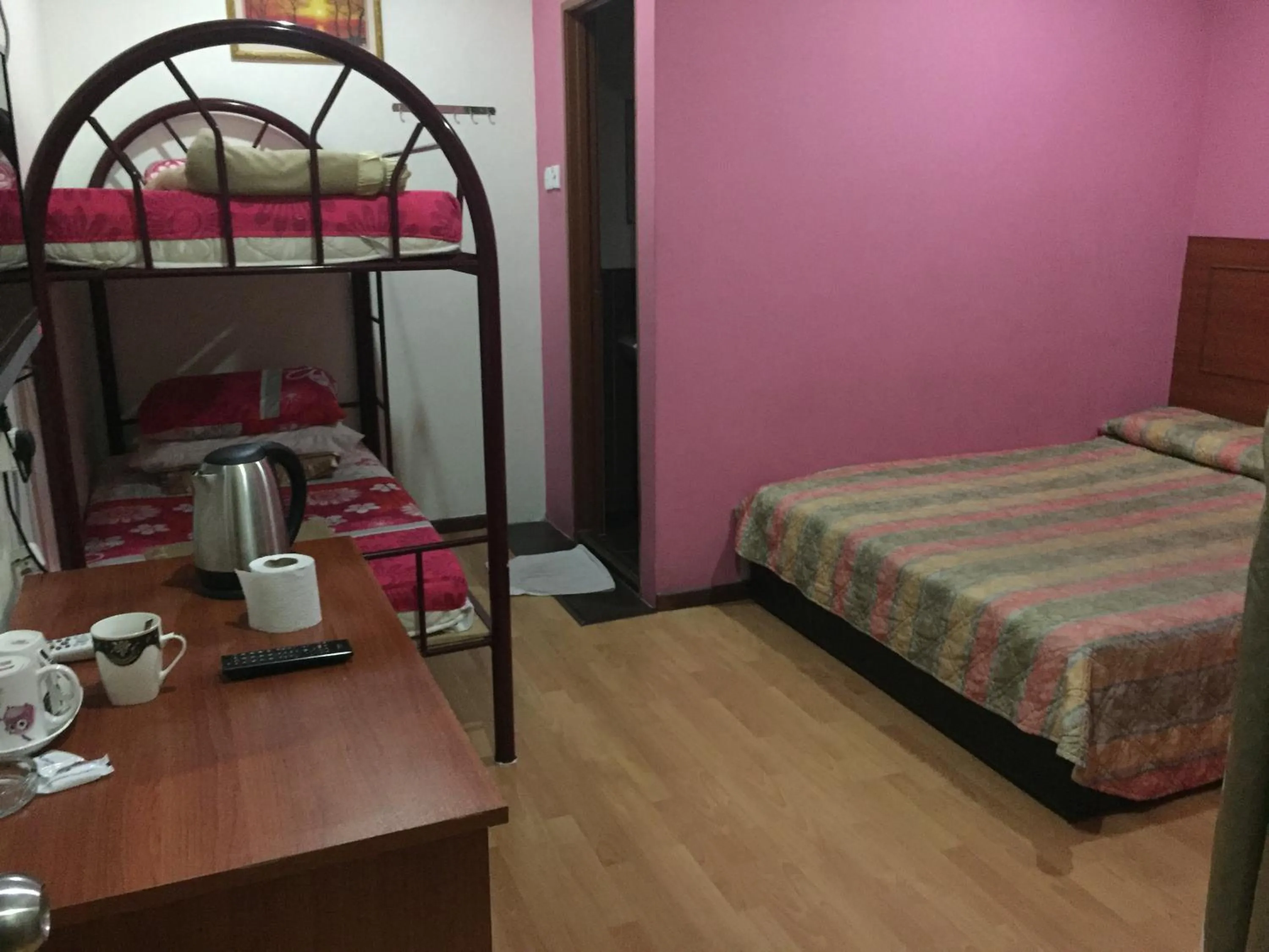 Bed in Golden Night Hotel Cameron Highlands