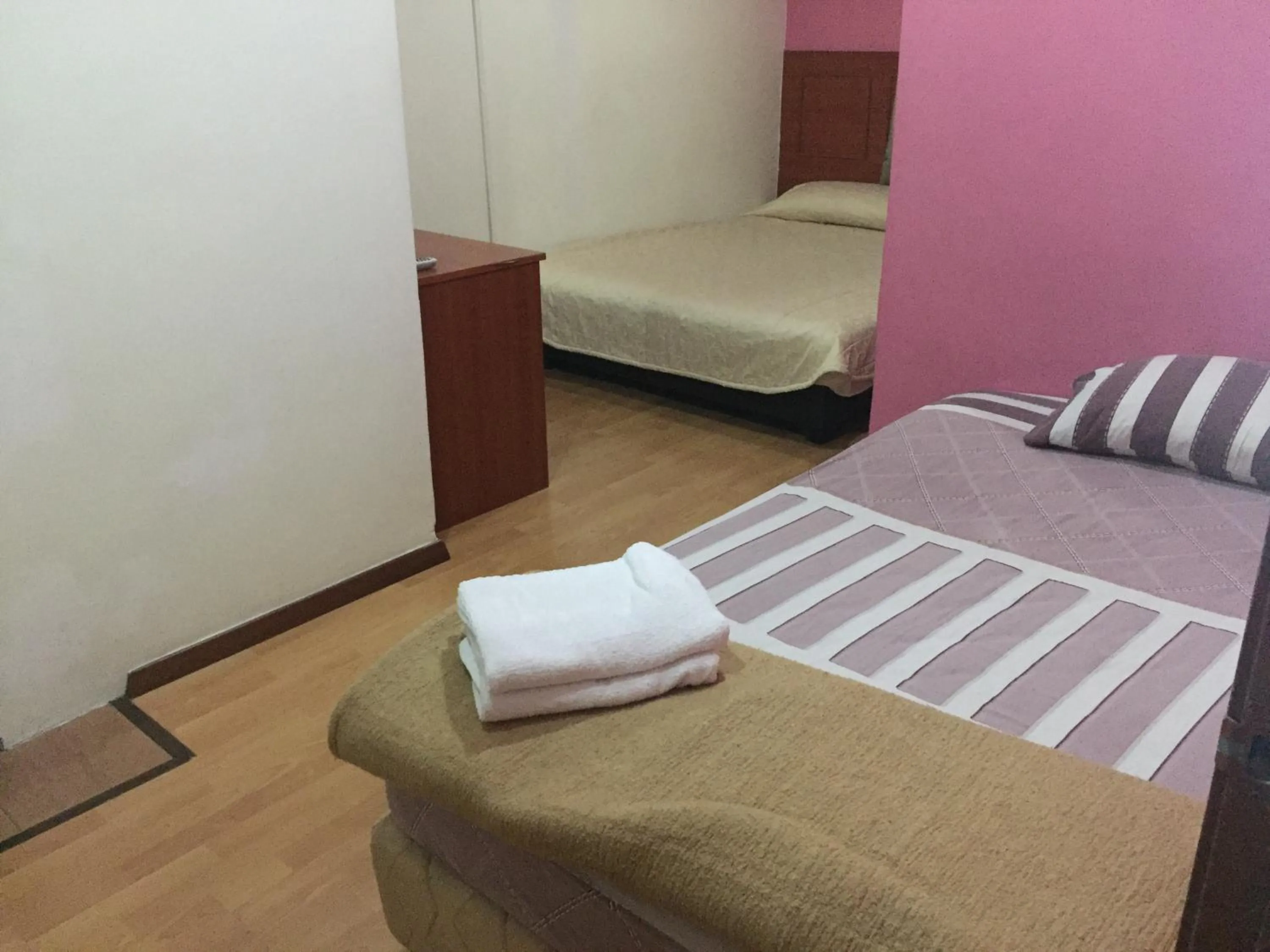 Bed in Golden Night Hotel Cameron Highlands