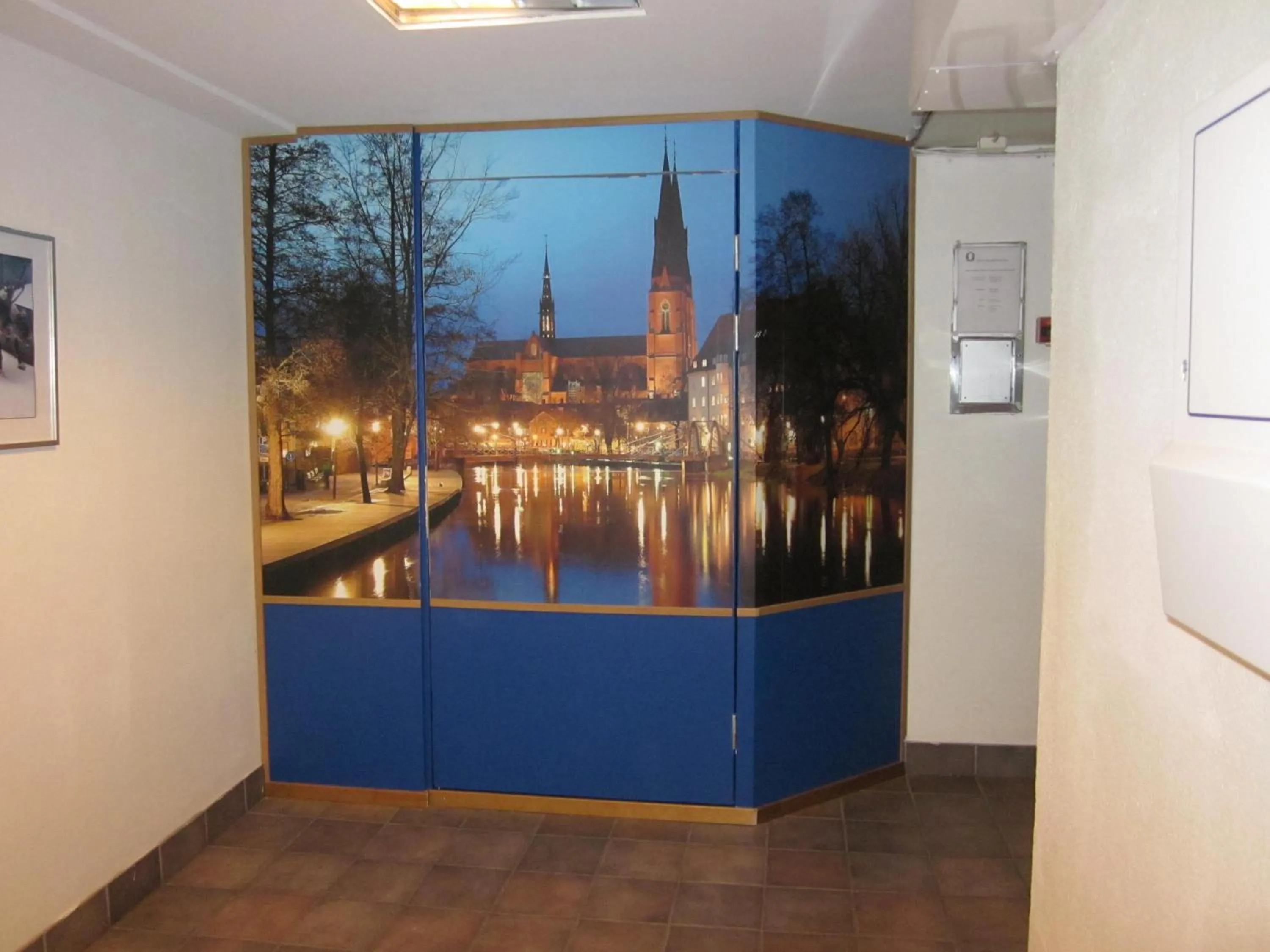 Floor plan in Uppsala City Hostel