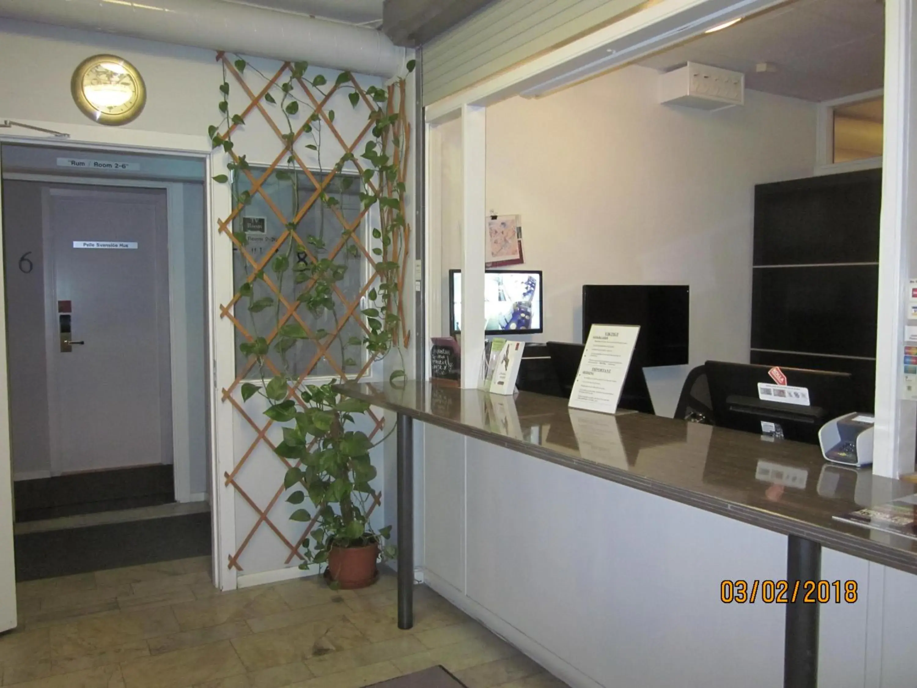 Lobby or reception in Uppsala City Hostel Lobby or reception in Uppsala City Hostel