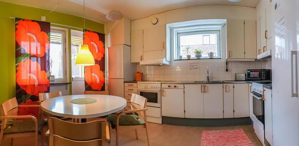 Communal kitchen in Svefi Vandrarhem - Hostel