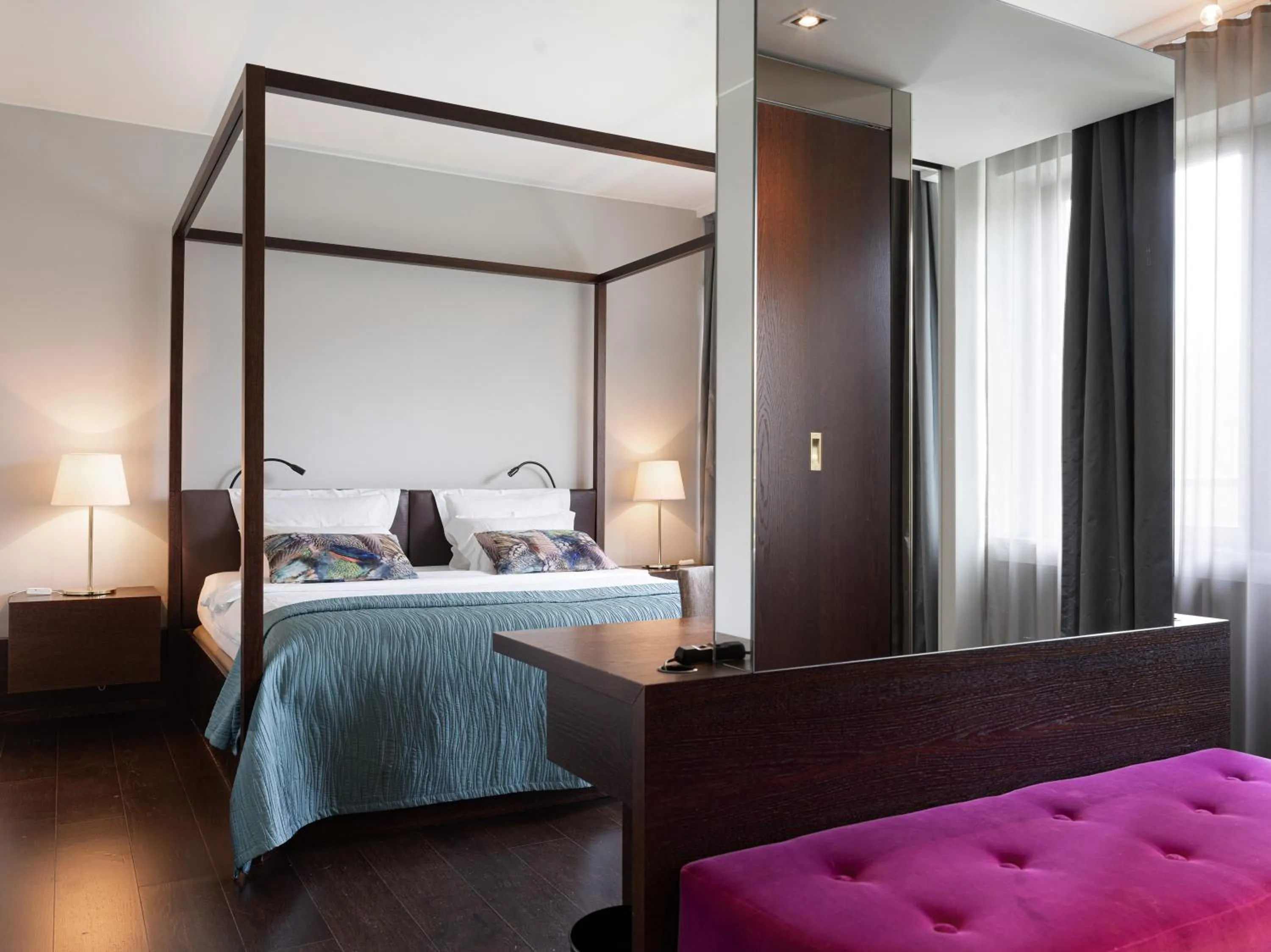 Bed in Elite Eden Park Hotel