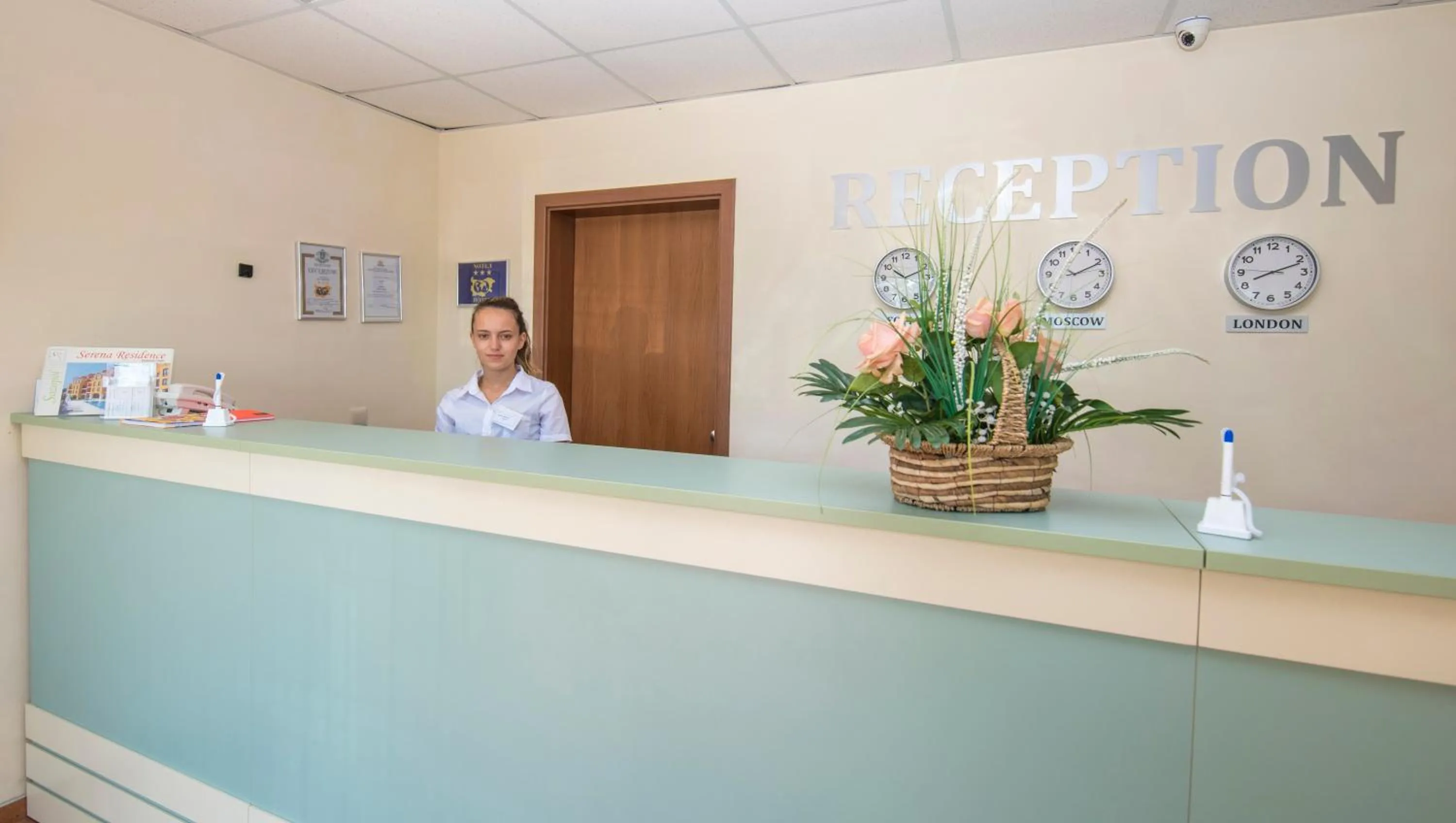 Lobby or reception in Serena Residence Aparthotel