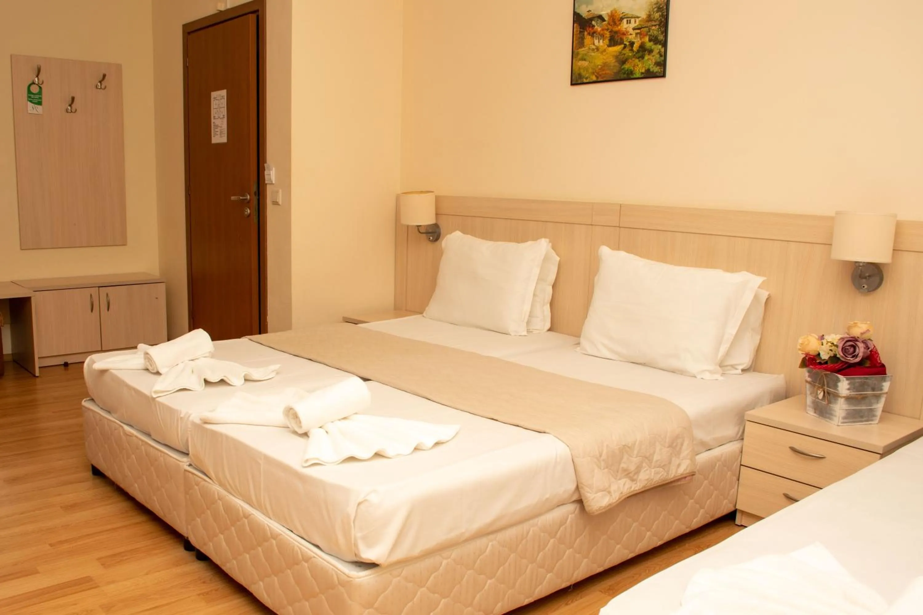 Bed in Serena Residence Aparthotel