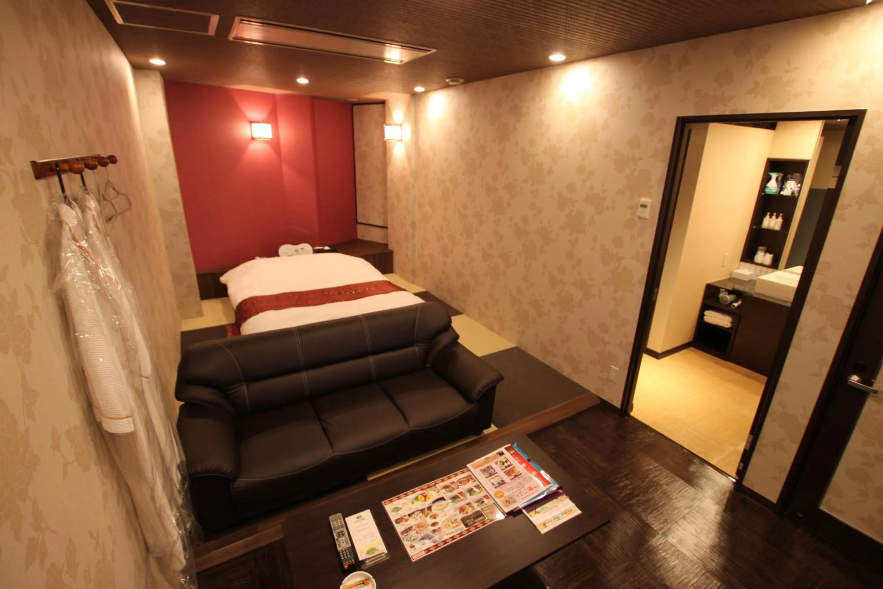 Bed in Hotel Shindbad Aomori -Love Hotel-