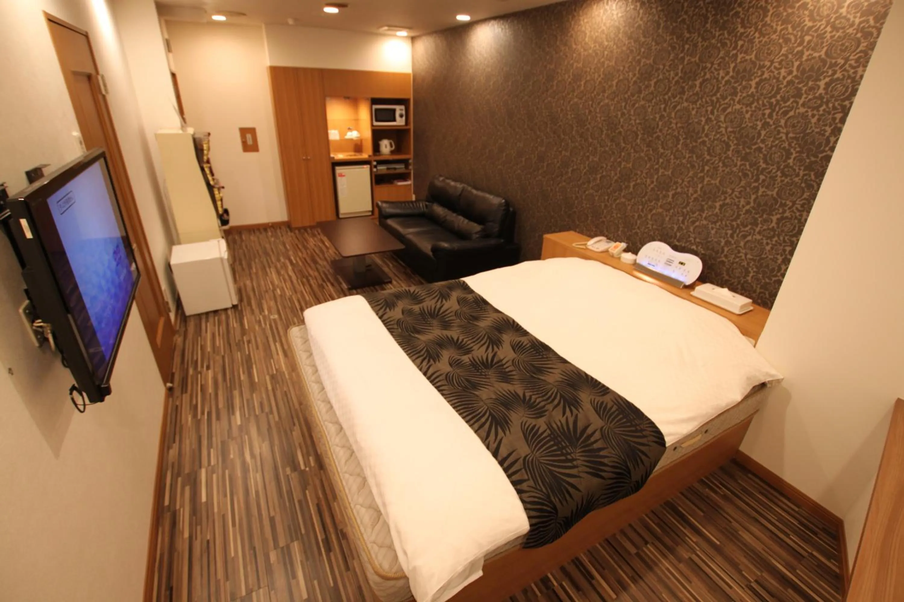Bed in Hotel Shindbad Aomori -Love Hotel-