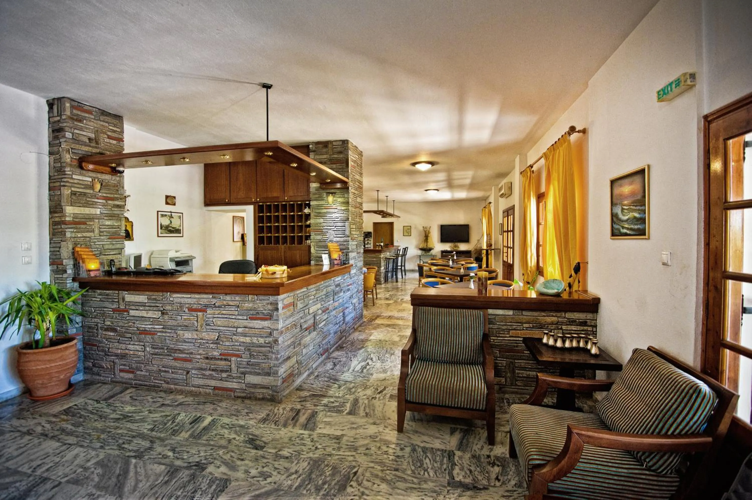 Lobby or reception in Sunset Hotel