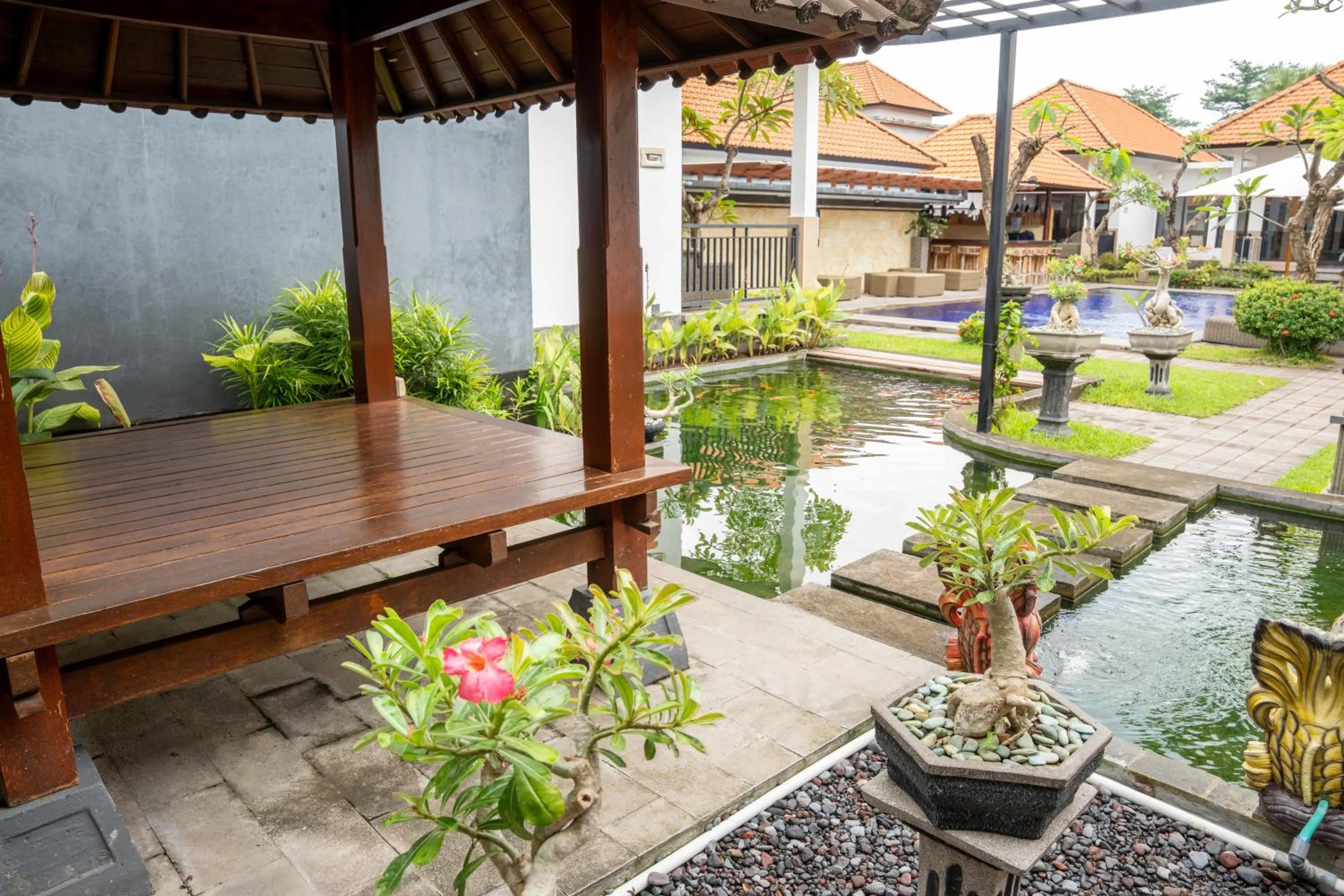 Garden in Tulamben Dive Resort